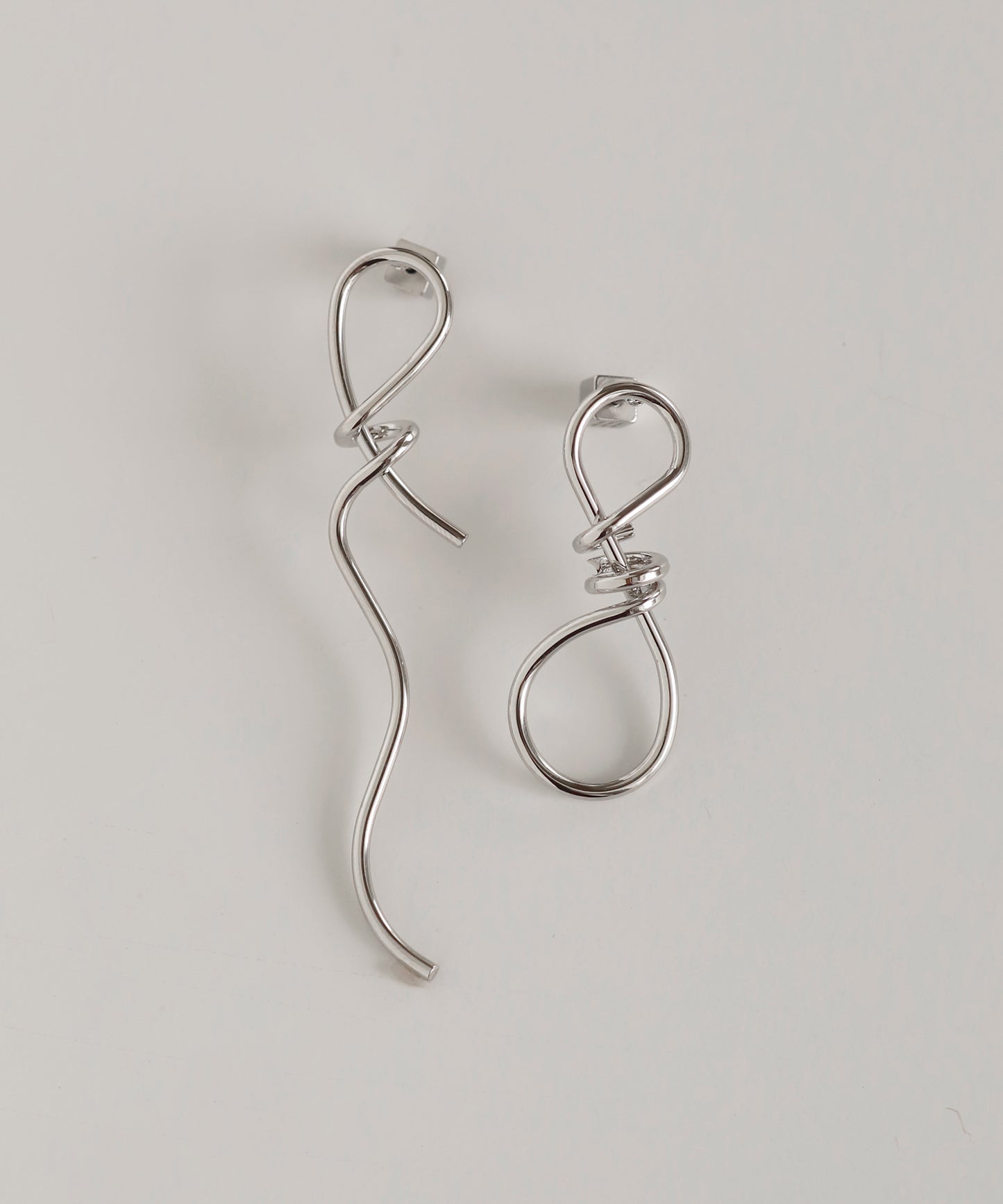 Metal Knot Earrings