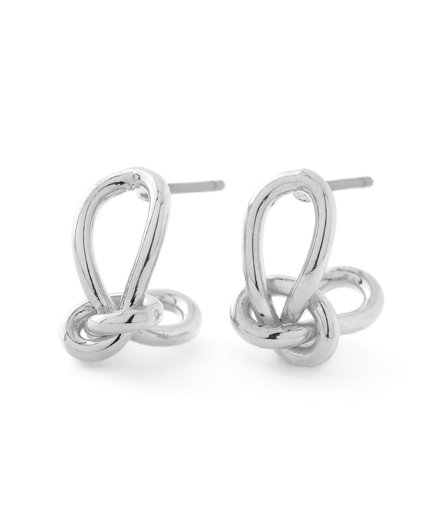 Knot Hoop Earrings