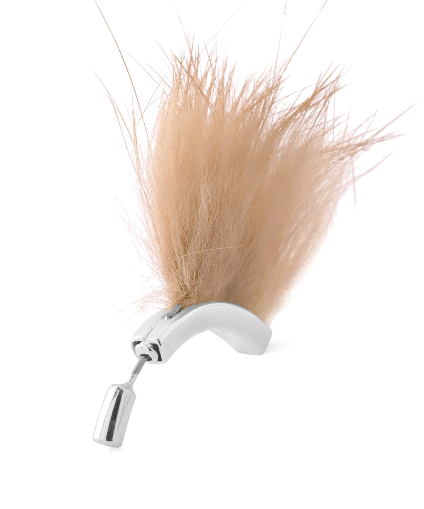 Eco Fur Arch Earrings