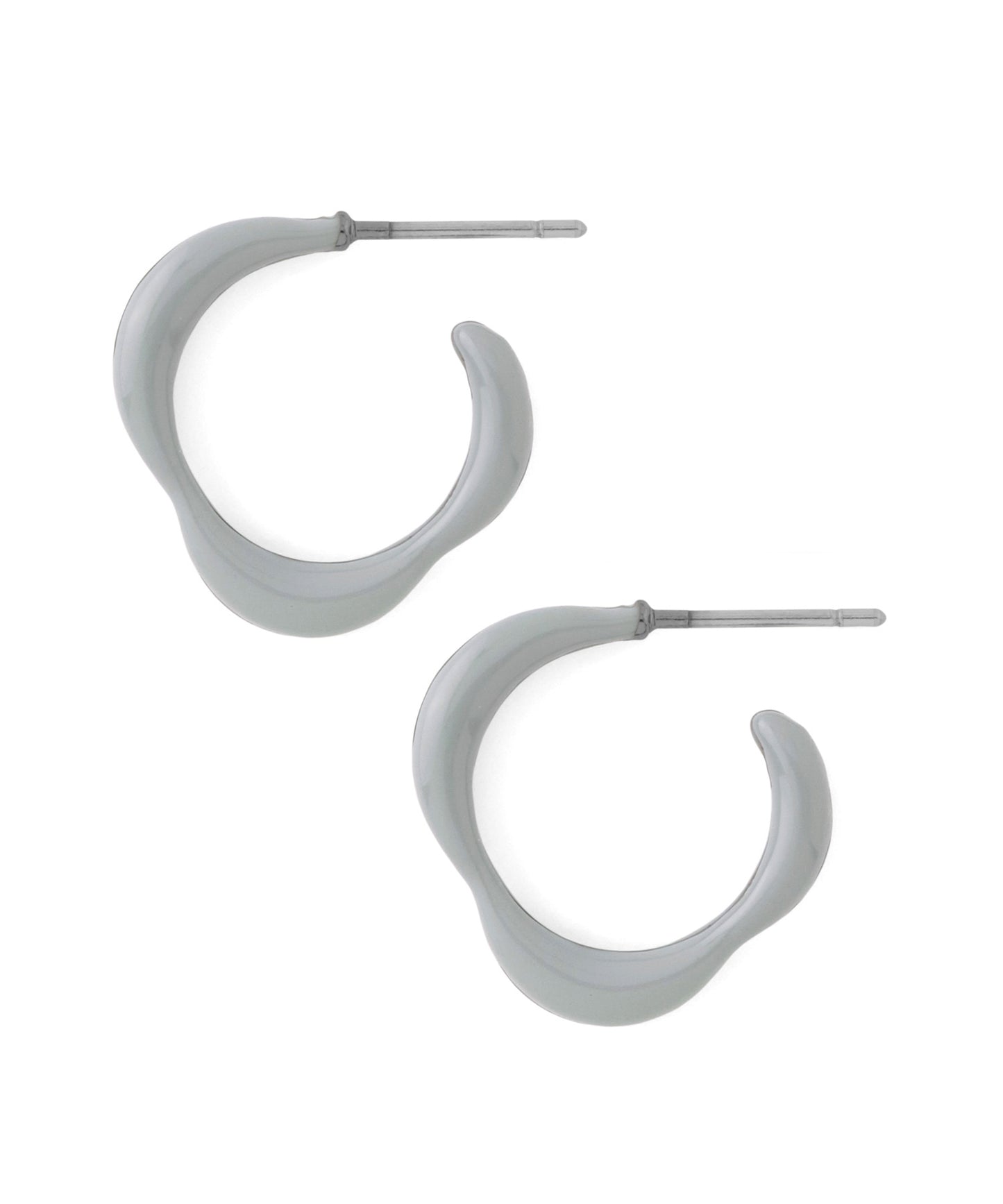 Nuance Line Hoop Earrings