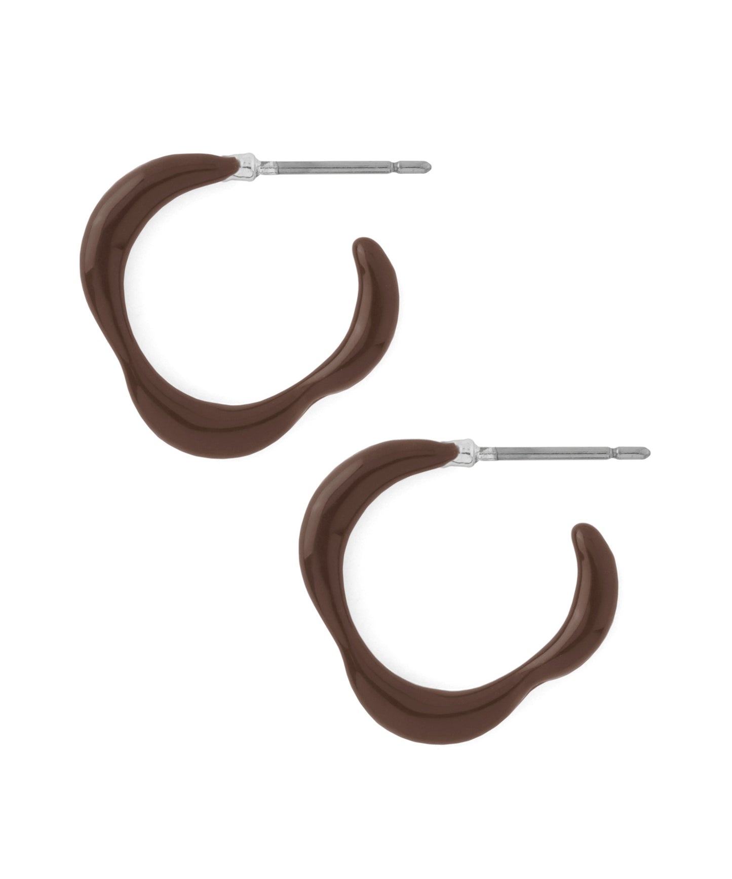 Nuance Line Hoop Earrings