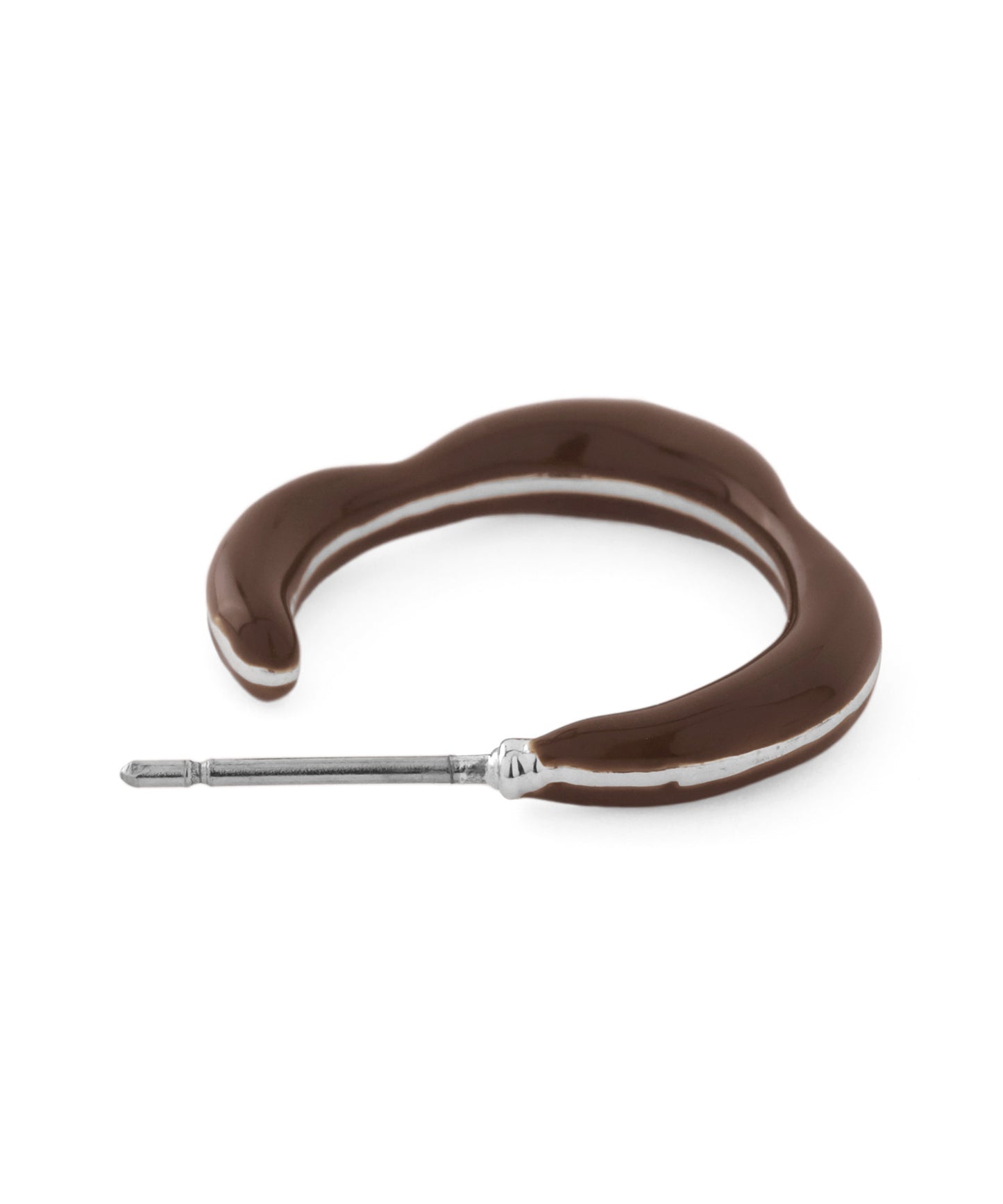 Nuance Line Hoop Earrings