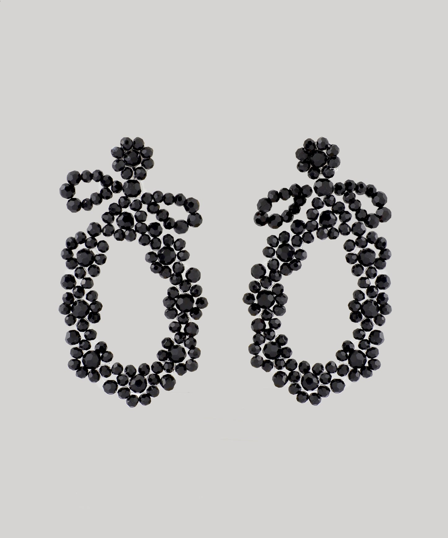 Glass Bead Stitch Earrings