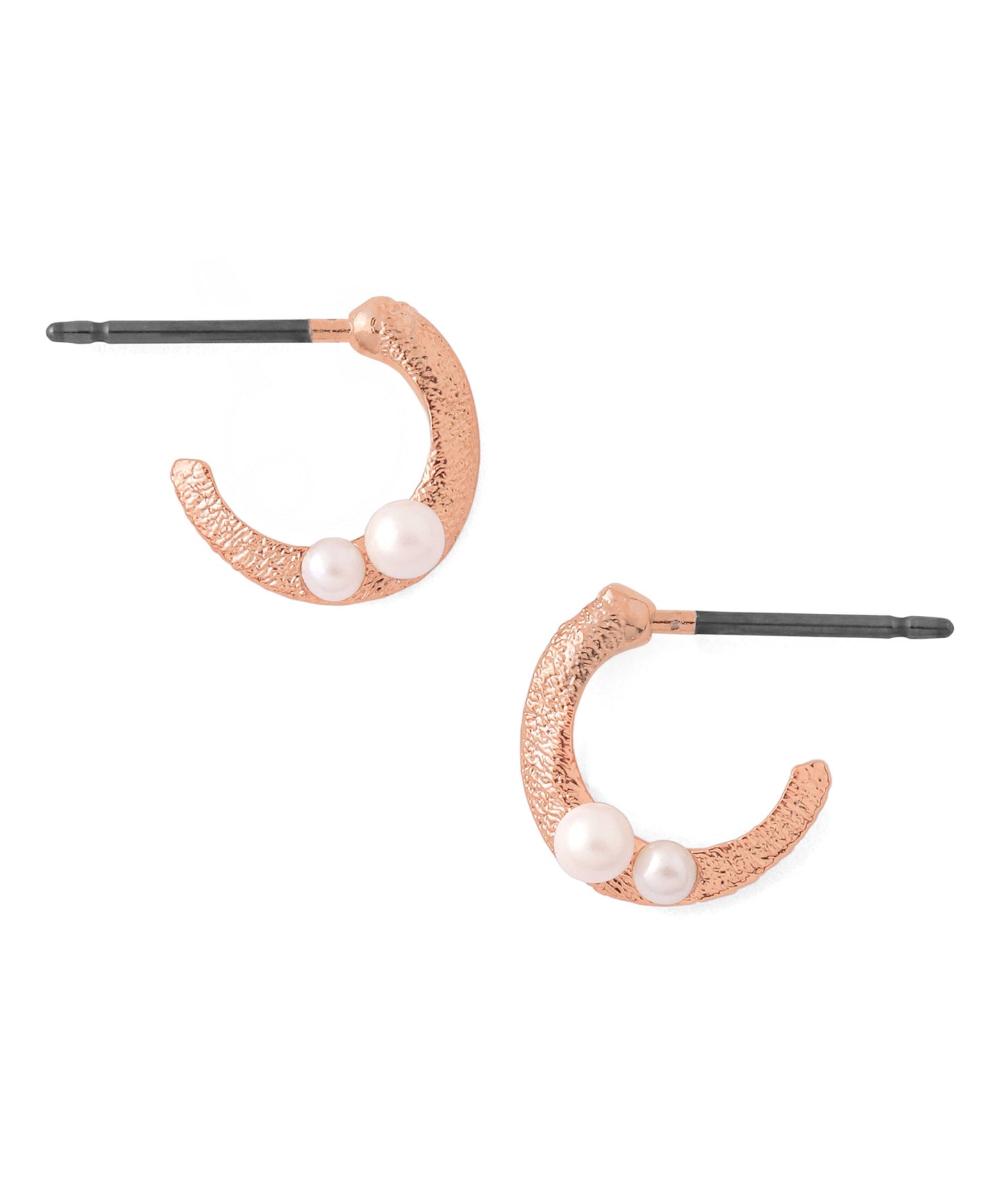 Pearl Hoop Earrings