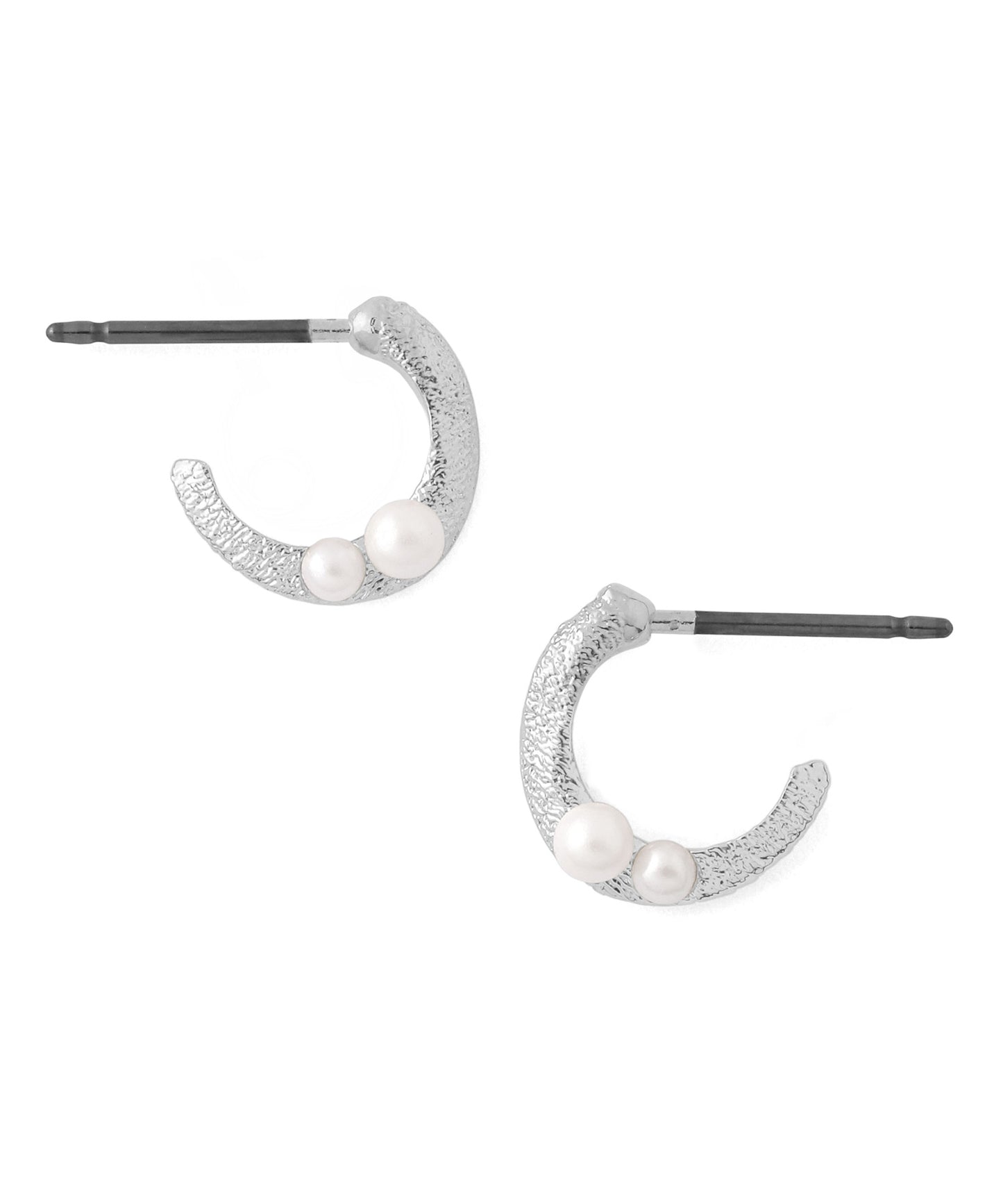 Pearl Hoop Earrings