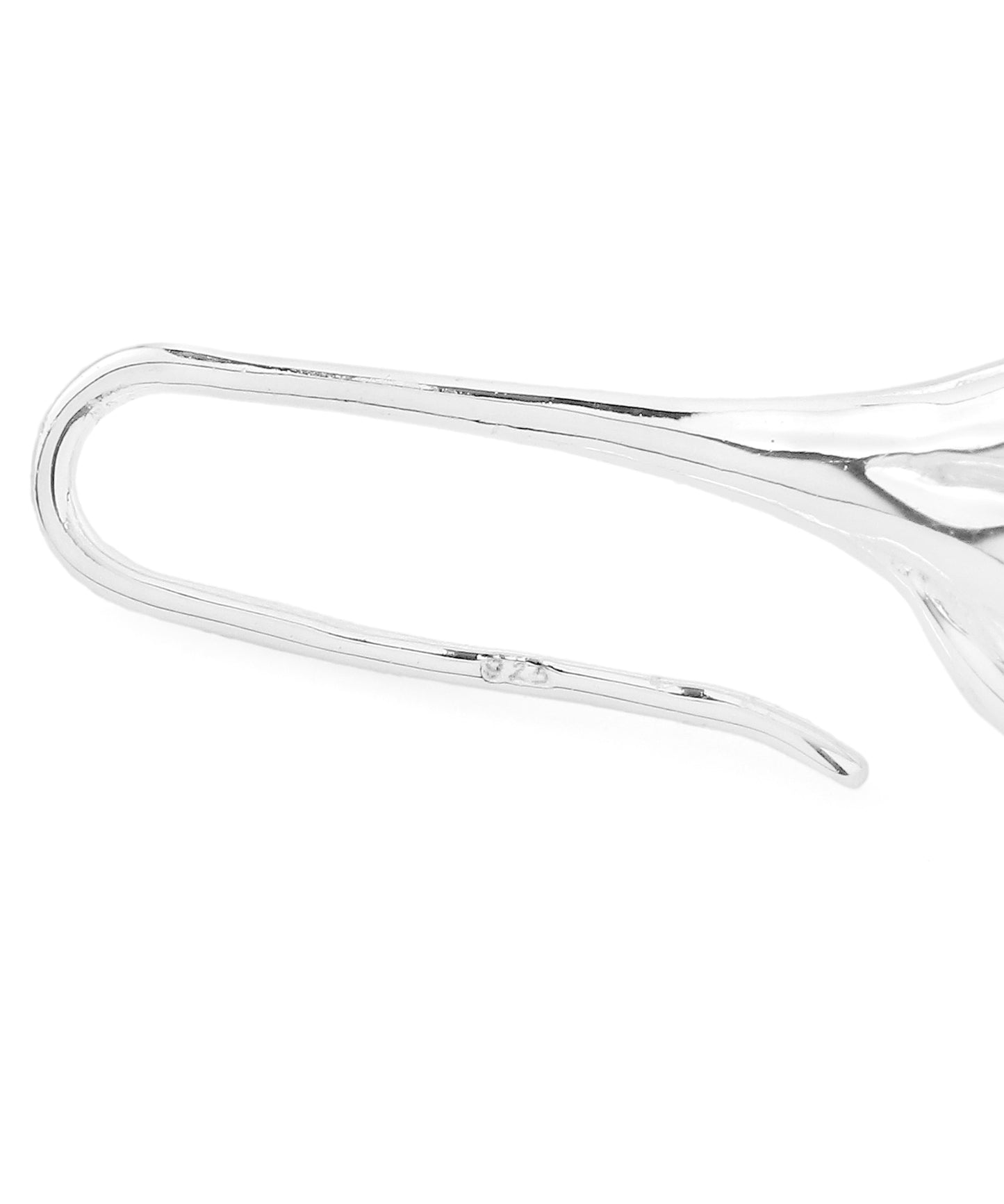 Two-Tone Flower Hook Earrings [925 Silver]