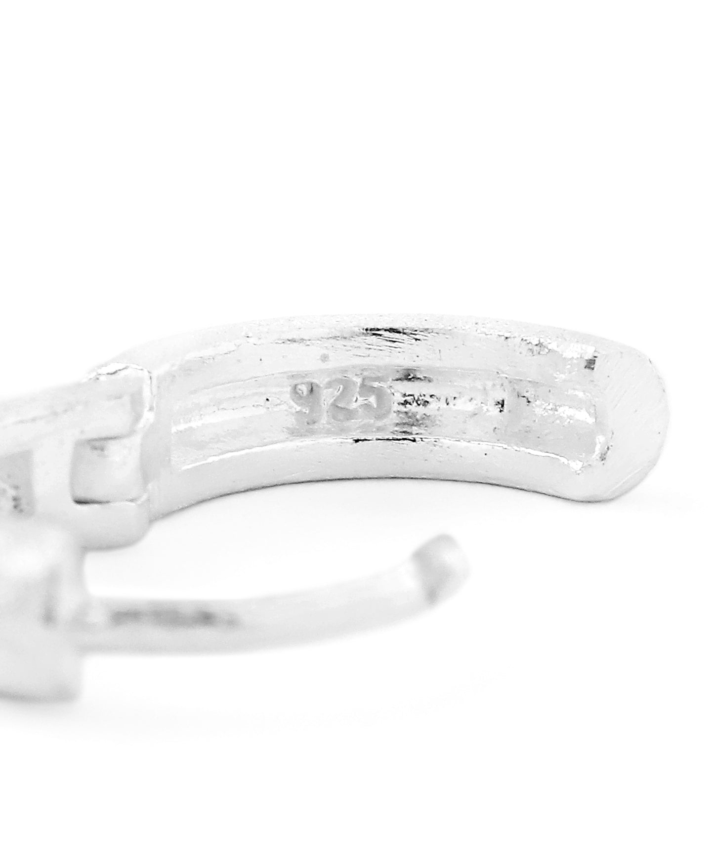 Matte Hoop Earrings [925silver]