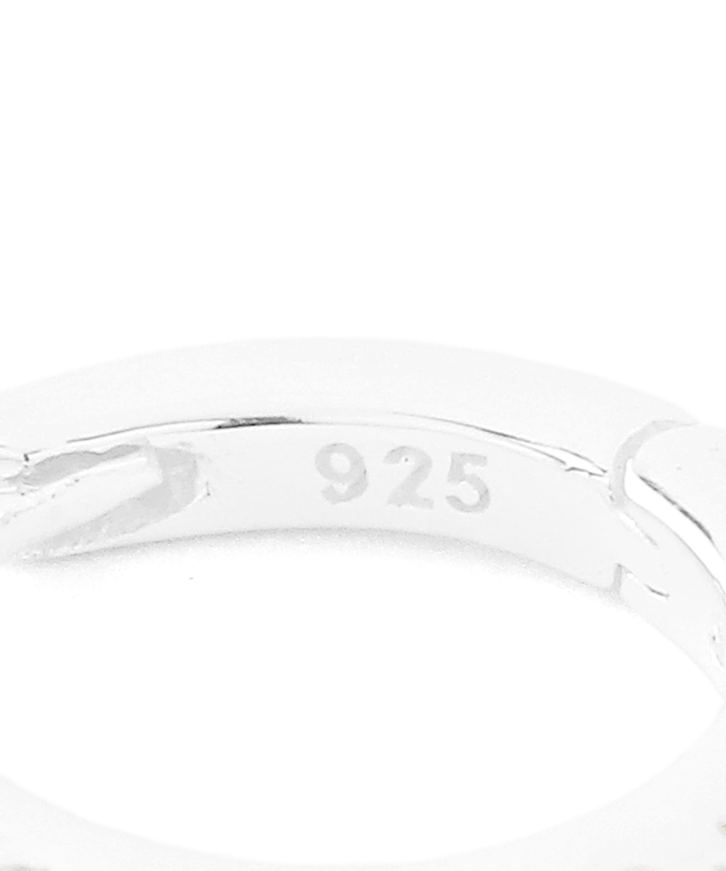 Gemstone Hoop Earrings [925 Silver]