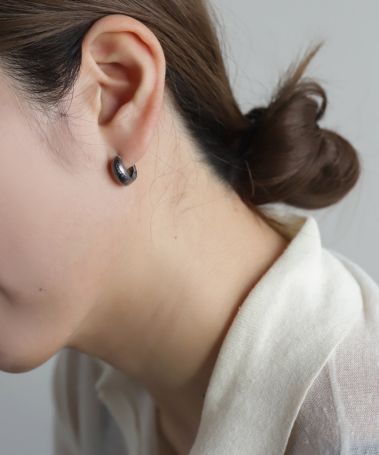 Textured Hoop Earrings