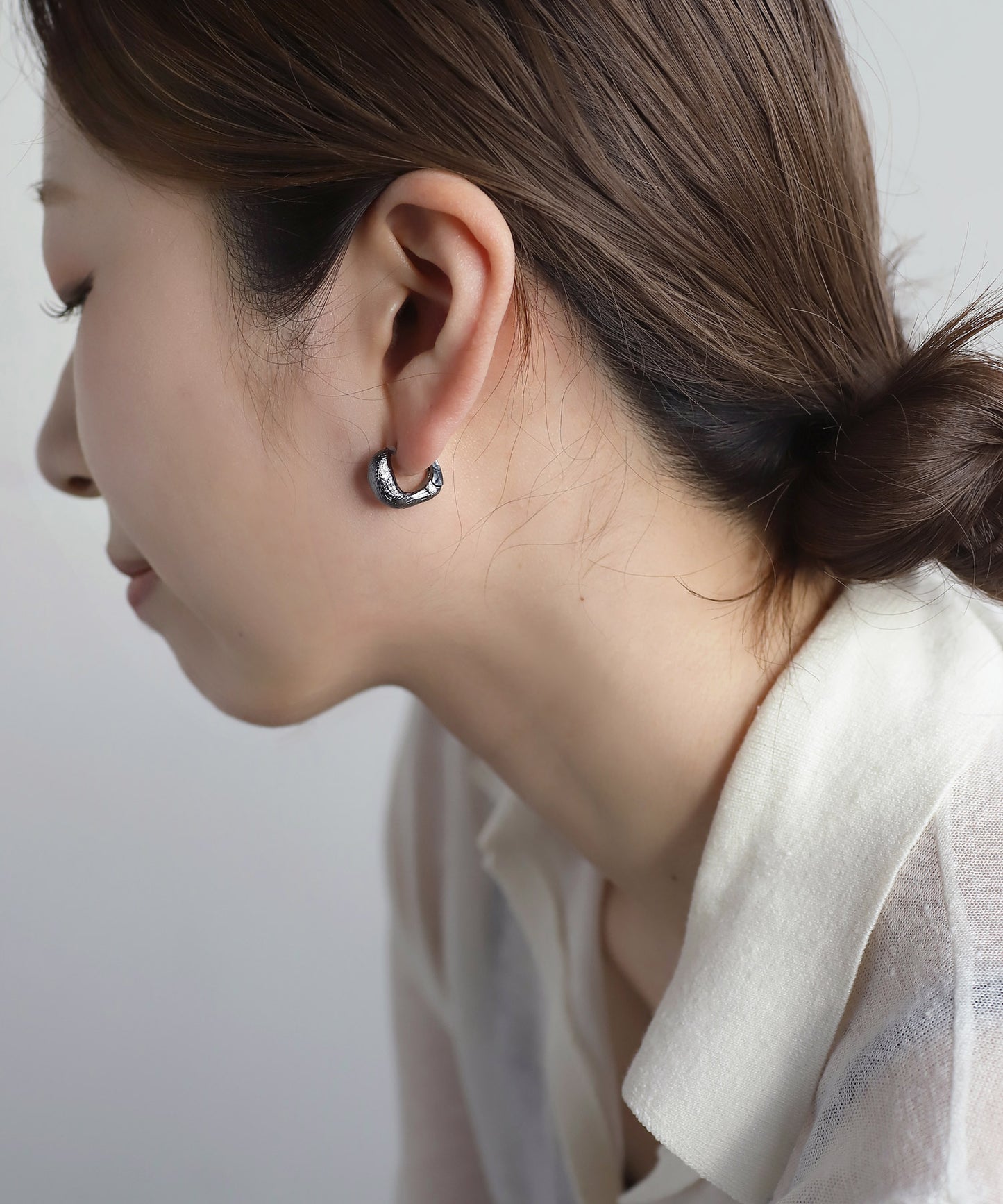 Textured Hoop Earrings