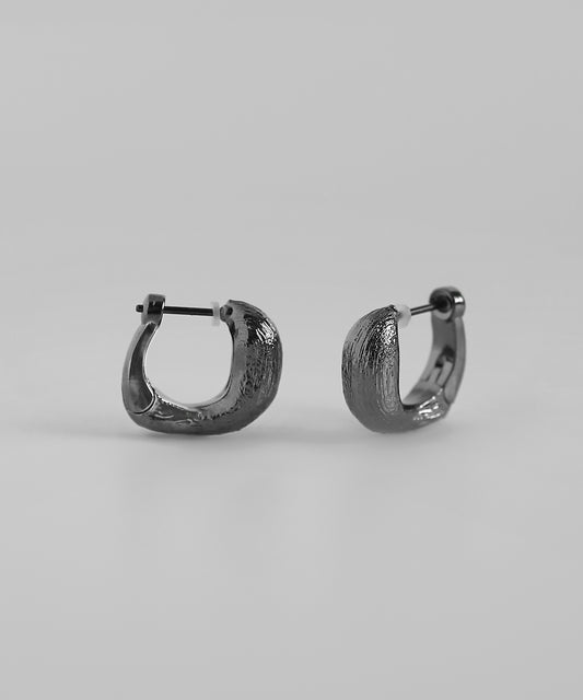 Textured Hoop Earrings