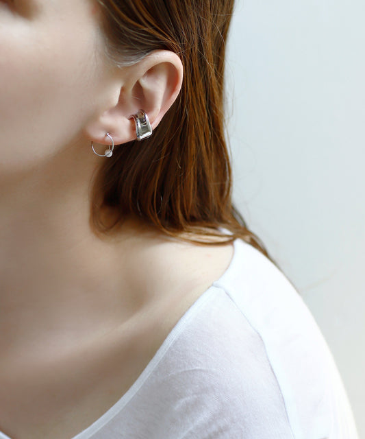 Pearl × Coil Earrings