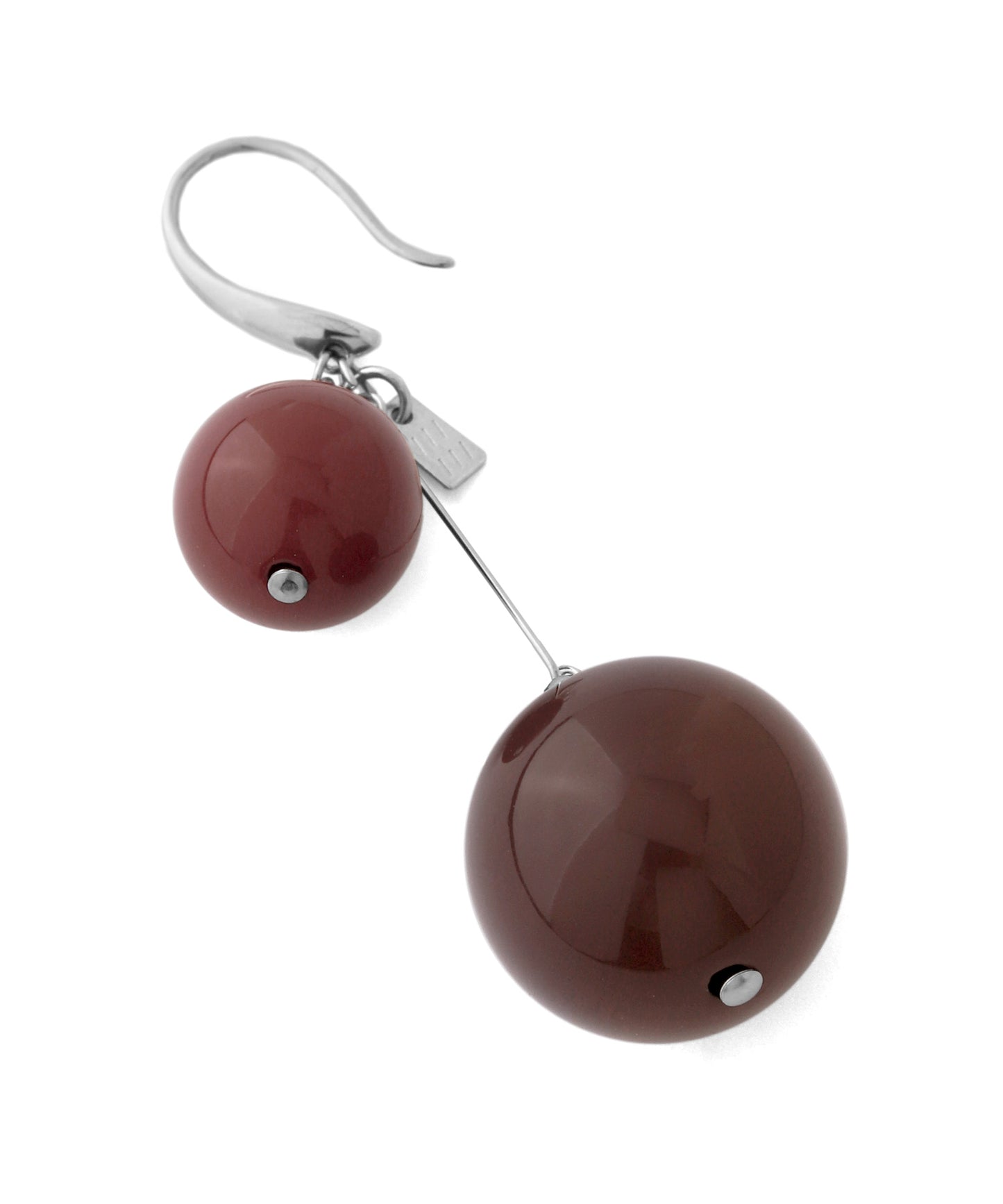 【Eligible for Novelty】Colored Sphere Hook Earrings