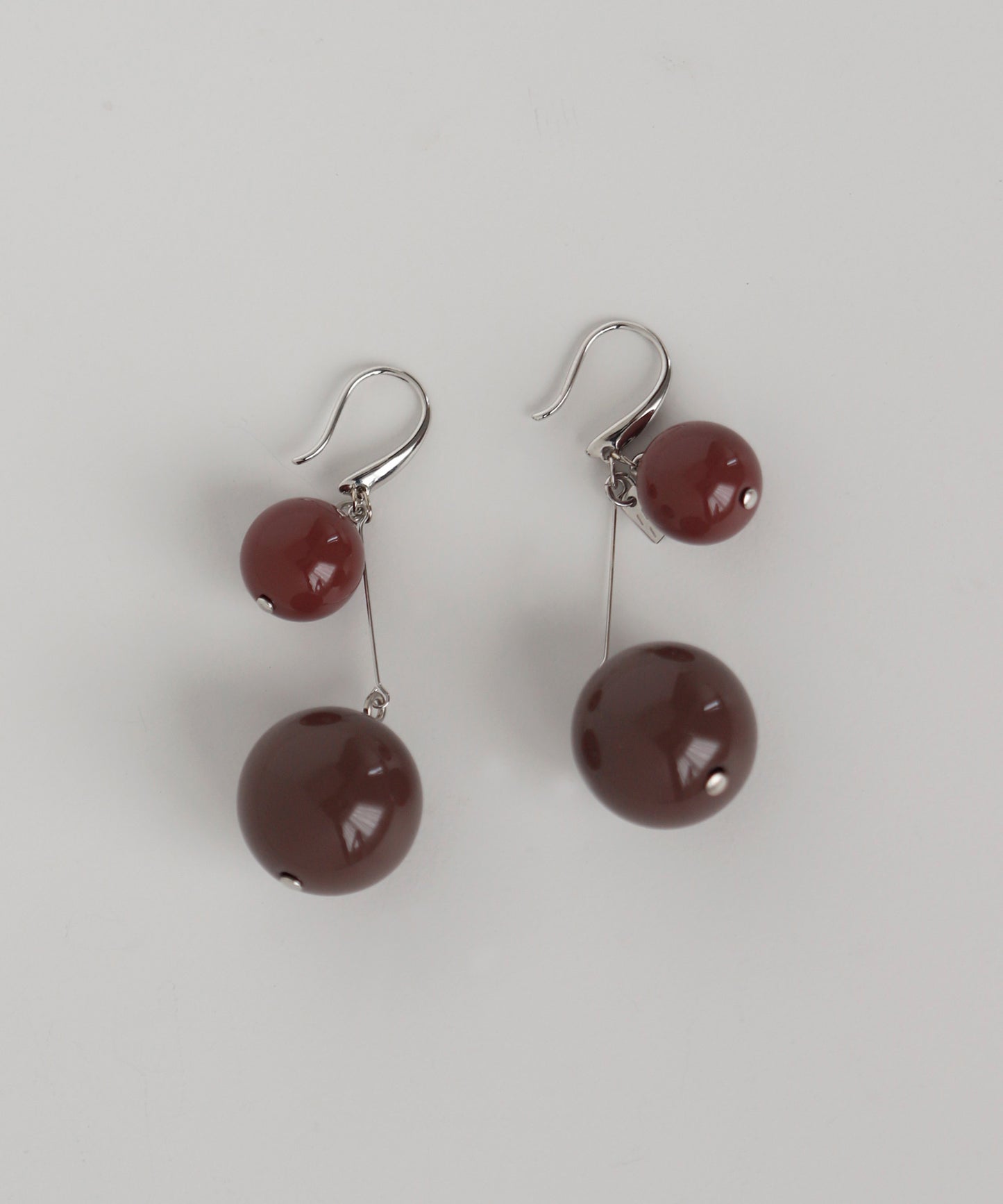 【Eligible for Novelty】Colored Sphere Hook Earrings