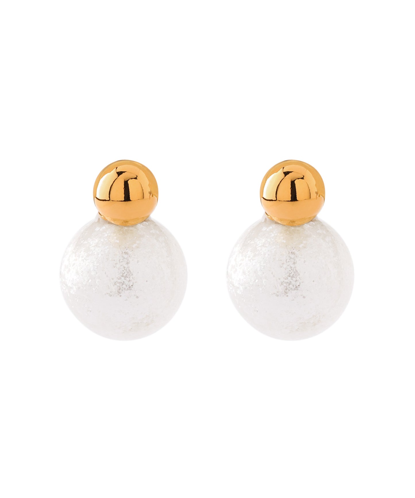 Shiny Pearl 2-Way Earrings