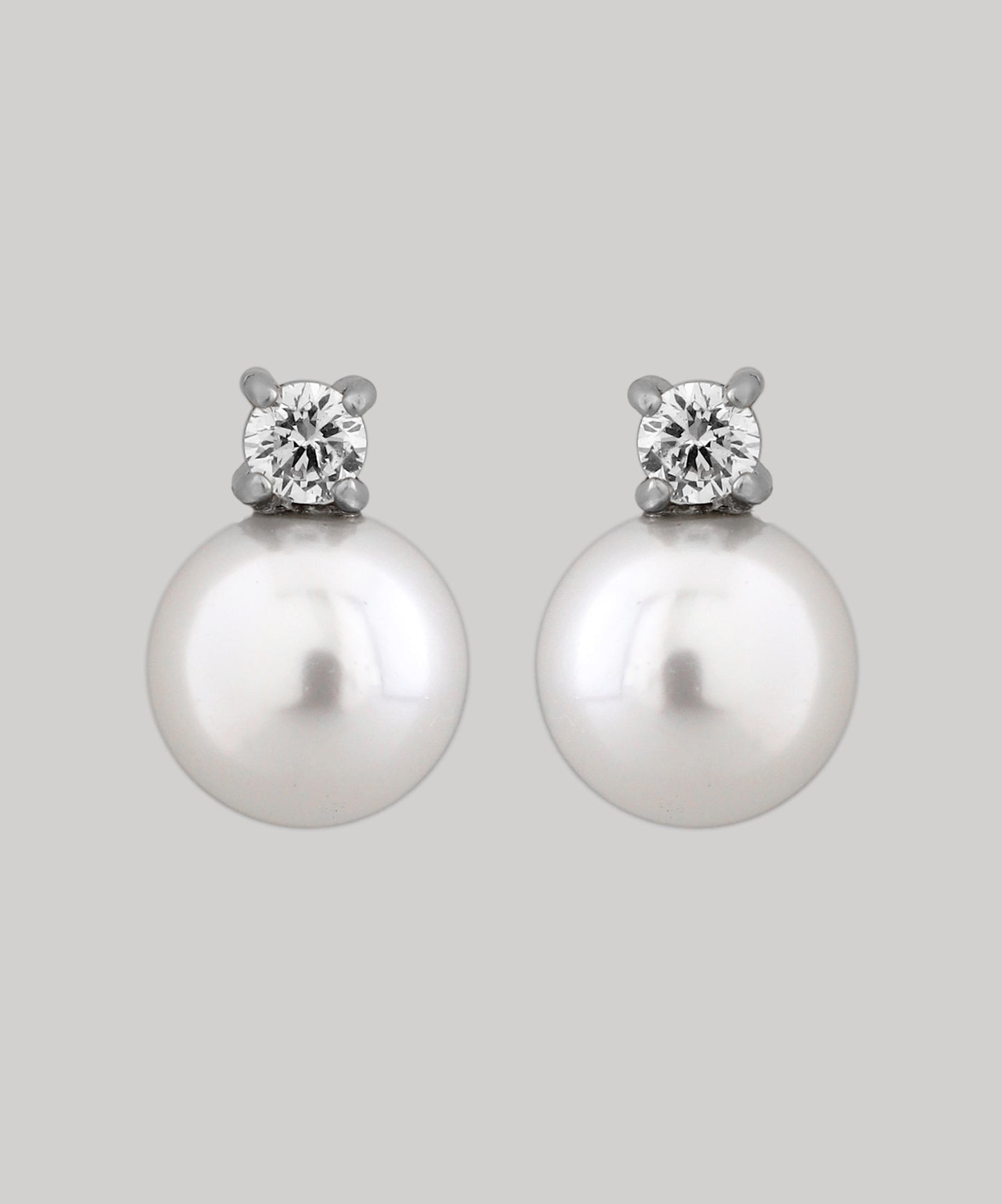 【Stainless Steel IP】Pearl × Bijou Earrings