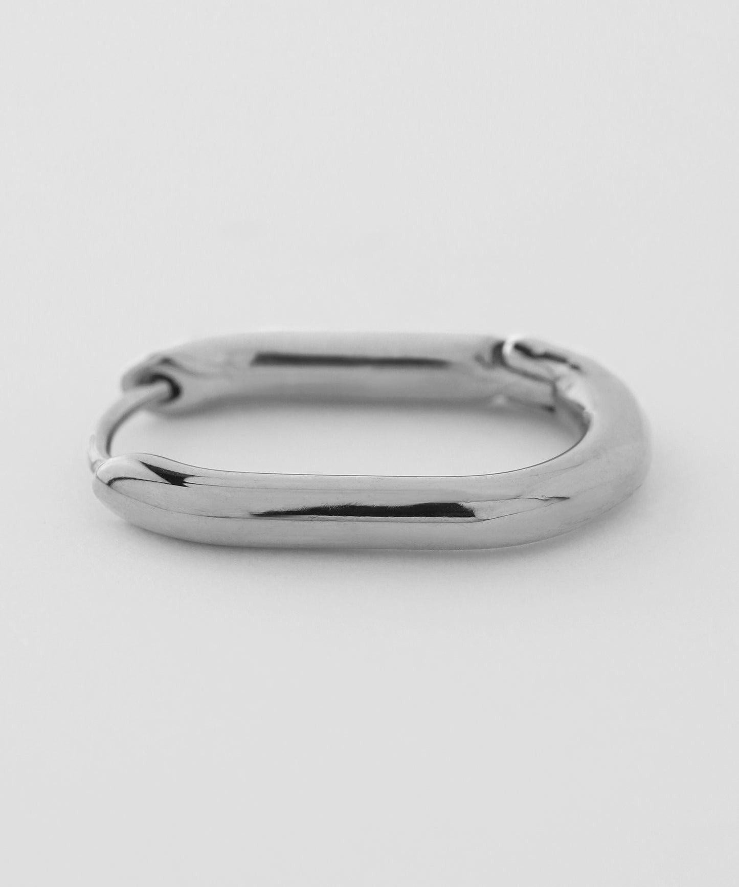 【Stainless Steel】Oval Hoop Earrings