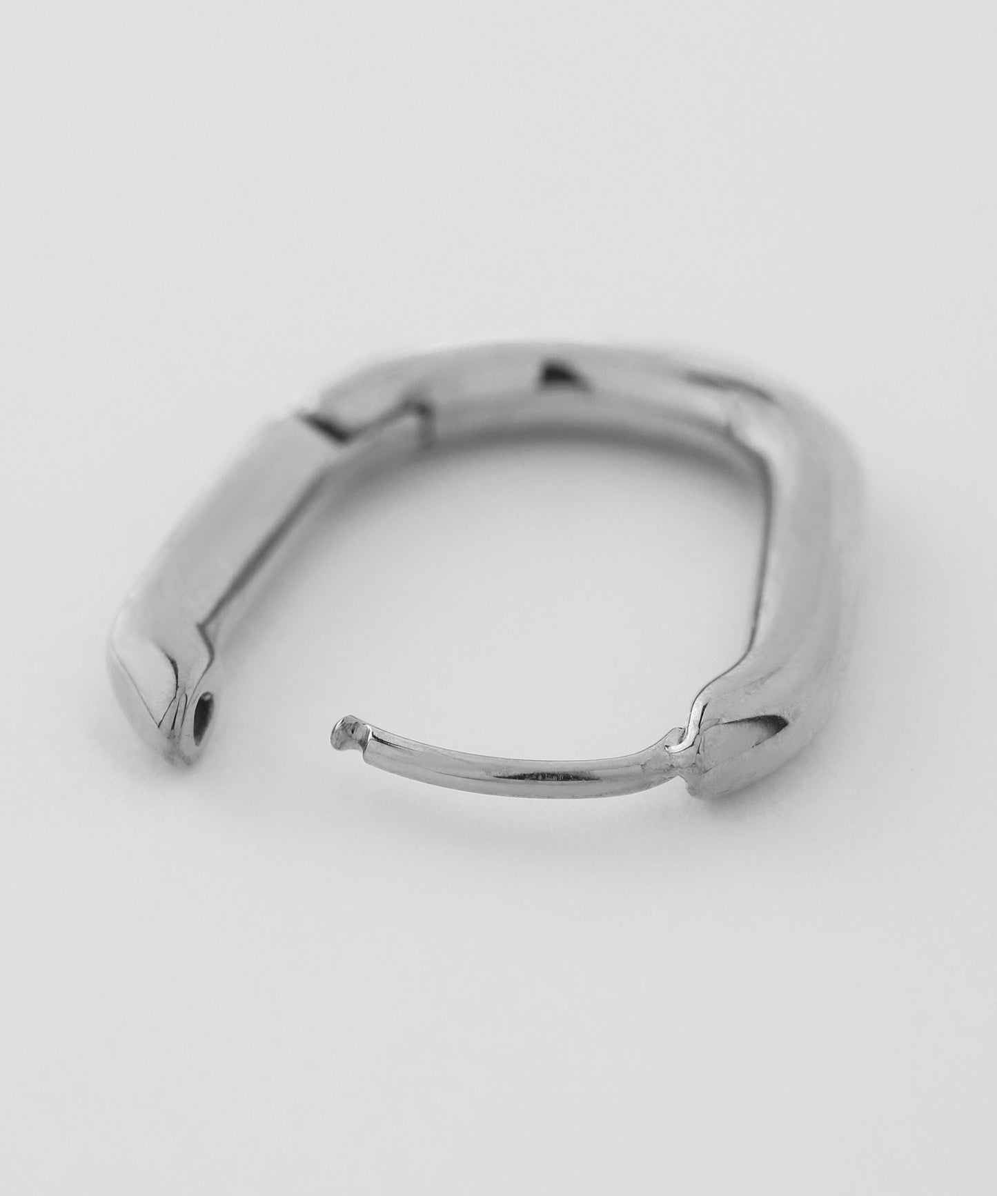 【Stainless Steel】Oval Hoop Earrings