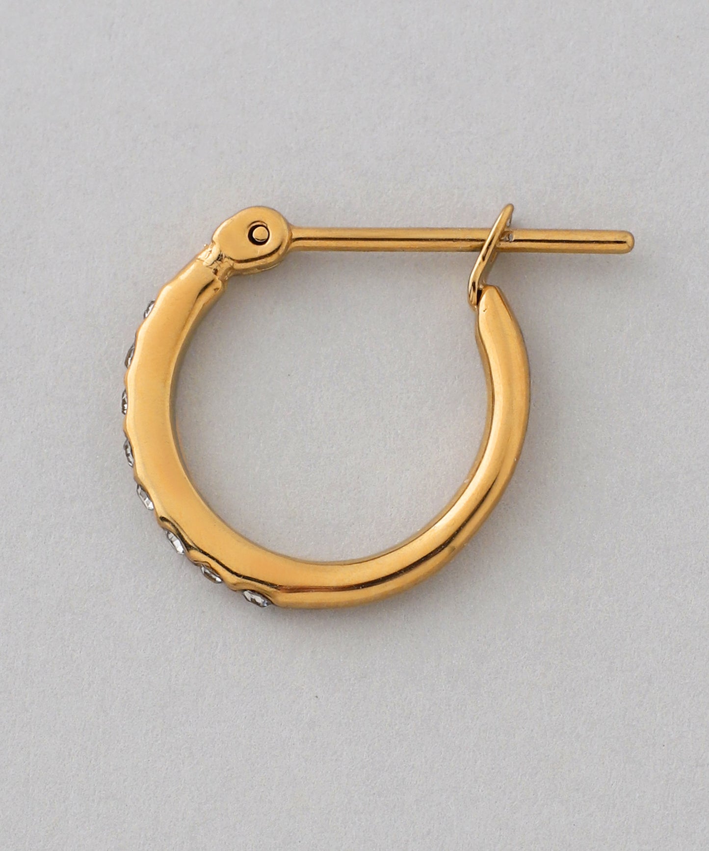 【Stainless Steel IP】Bijou Hoop Earrings