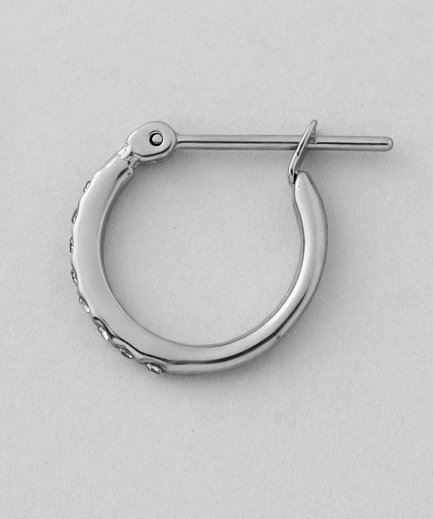 【Stainless Steel】Bijou Hoop Earrings