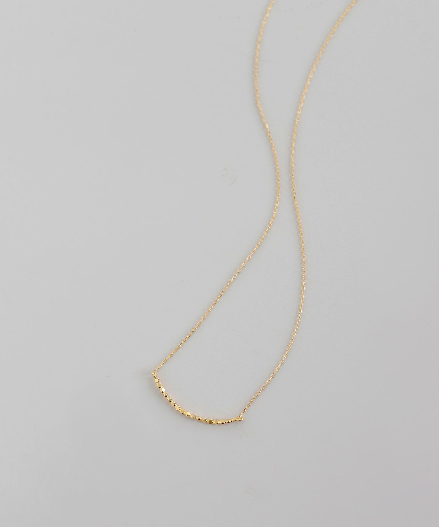 Dot Line Necklace [10K]