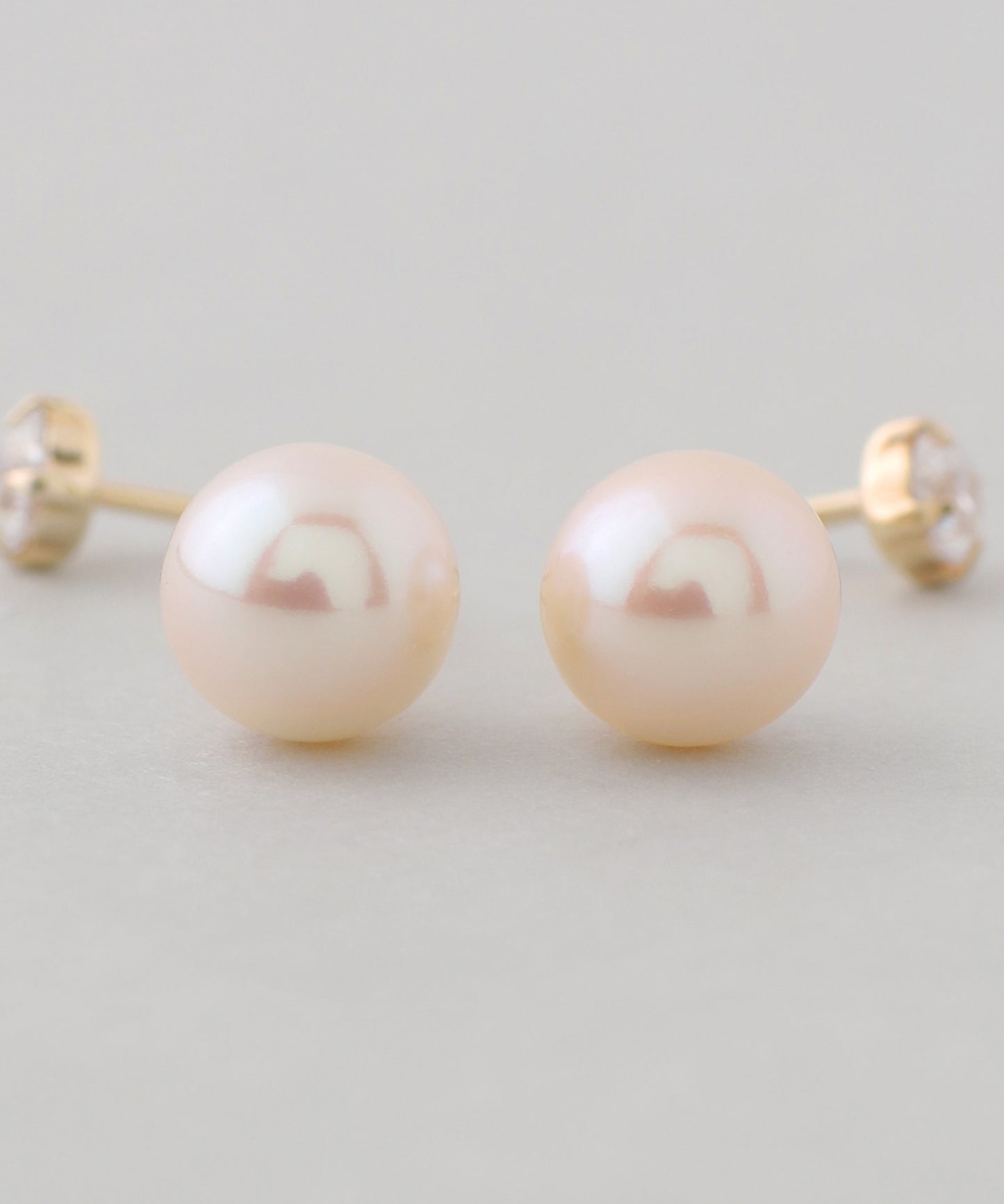 Bijoux × Freshwater Pearl Back Catch Earrings[10K]