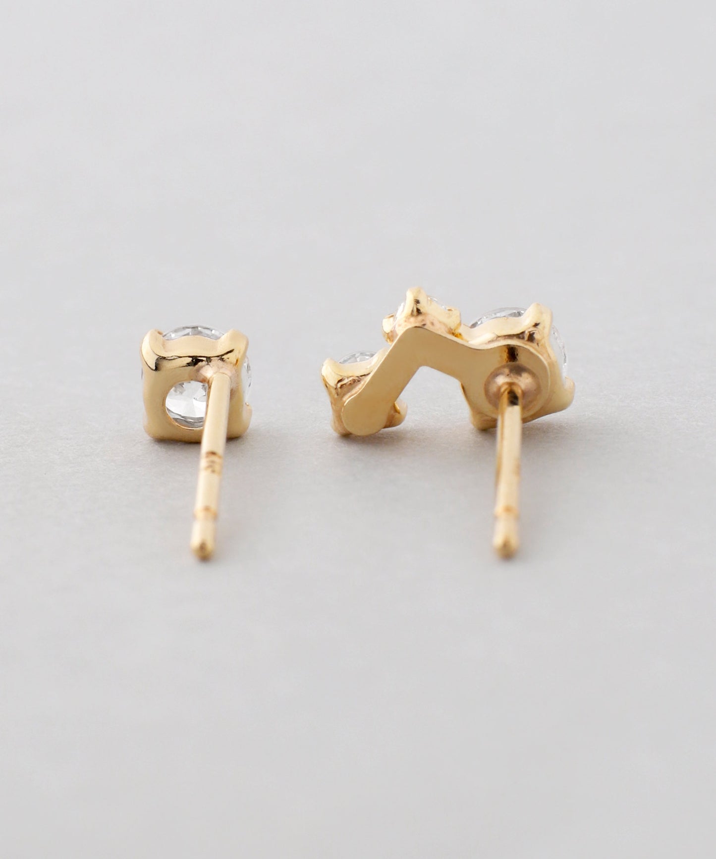 Bijou Asymmetrical Earrings[K10]