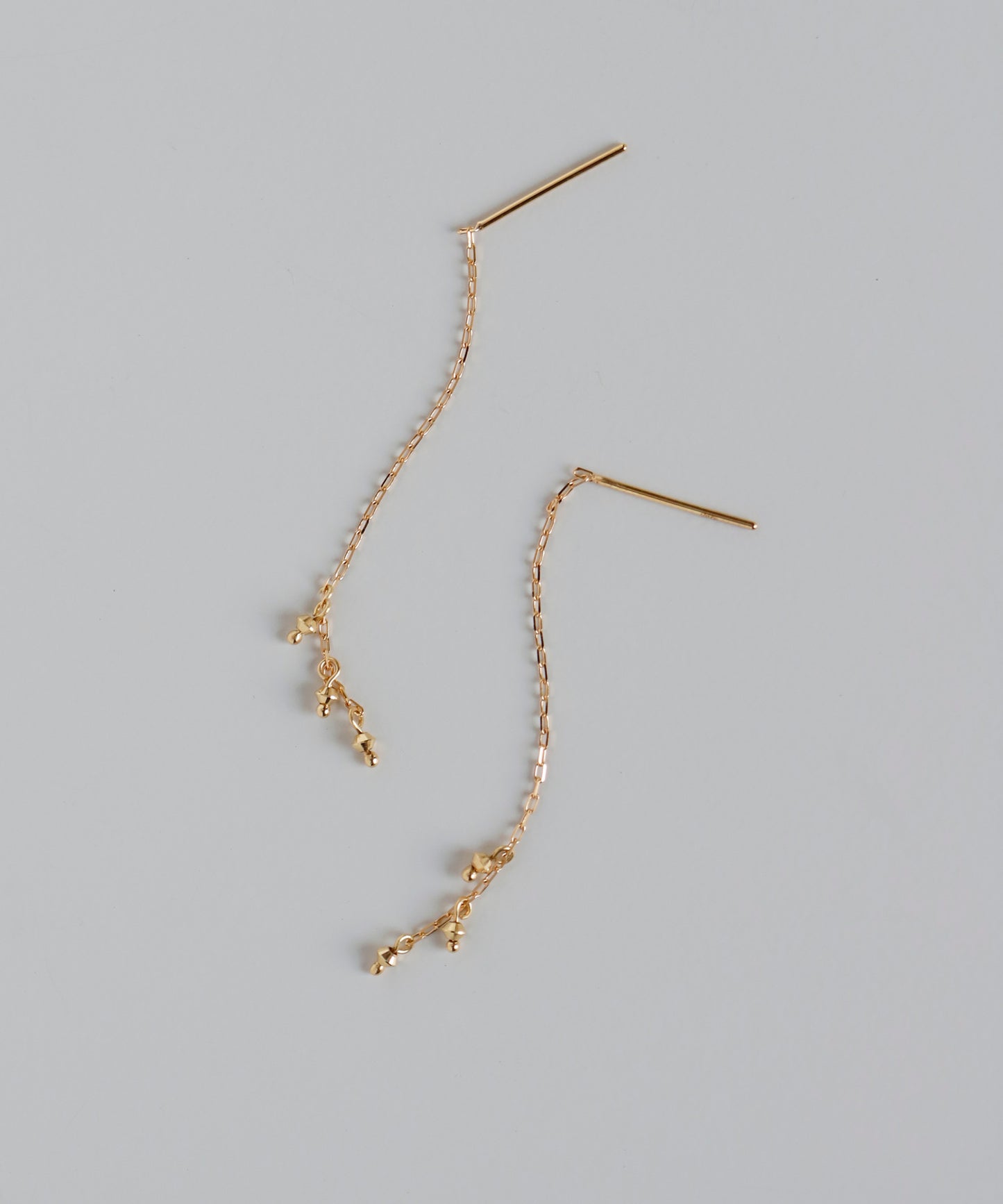 Chain American Earrings[K10]