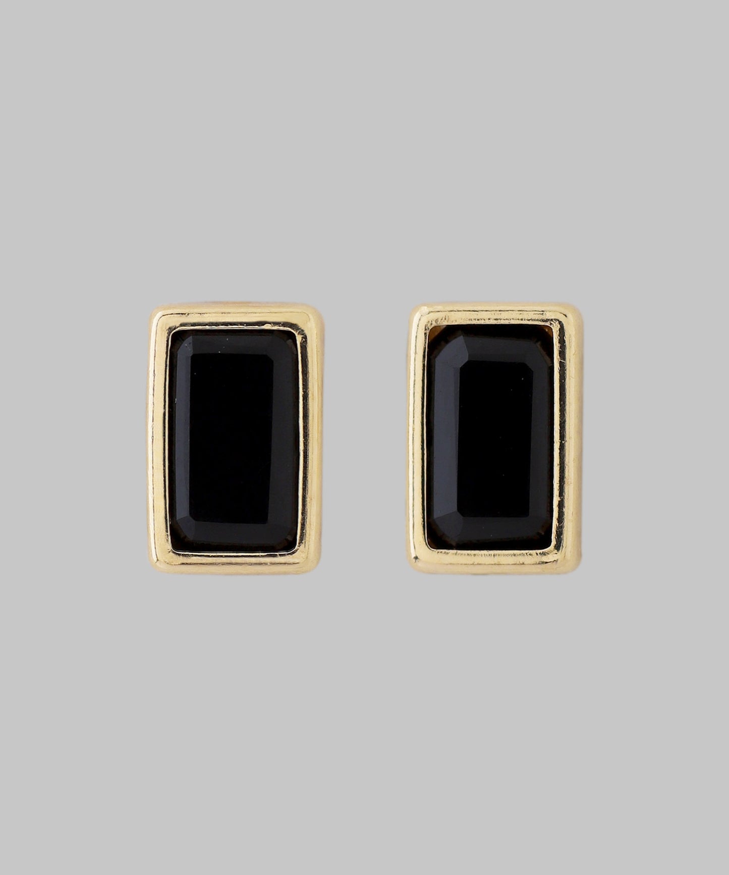 Gemstone Square Earrings [10K]