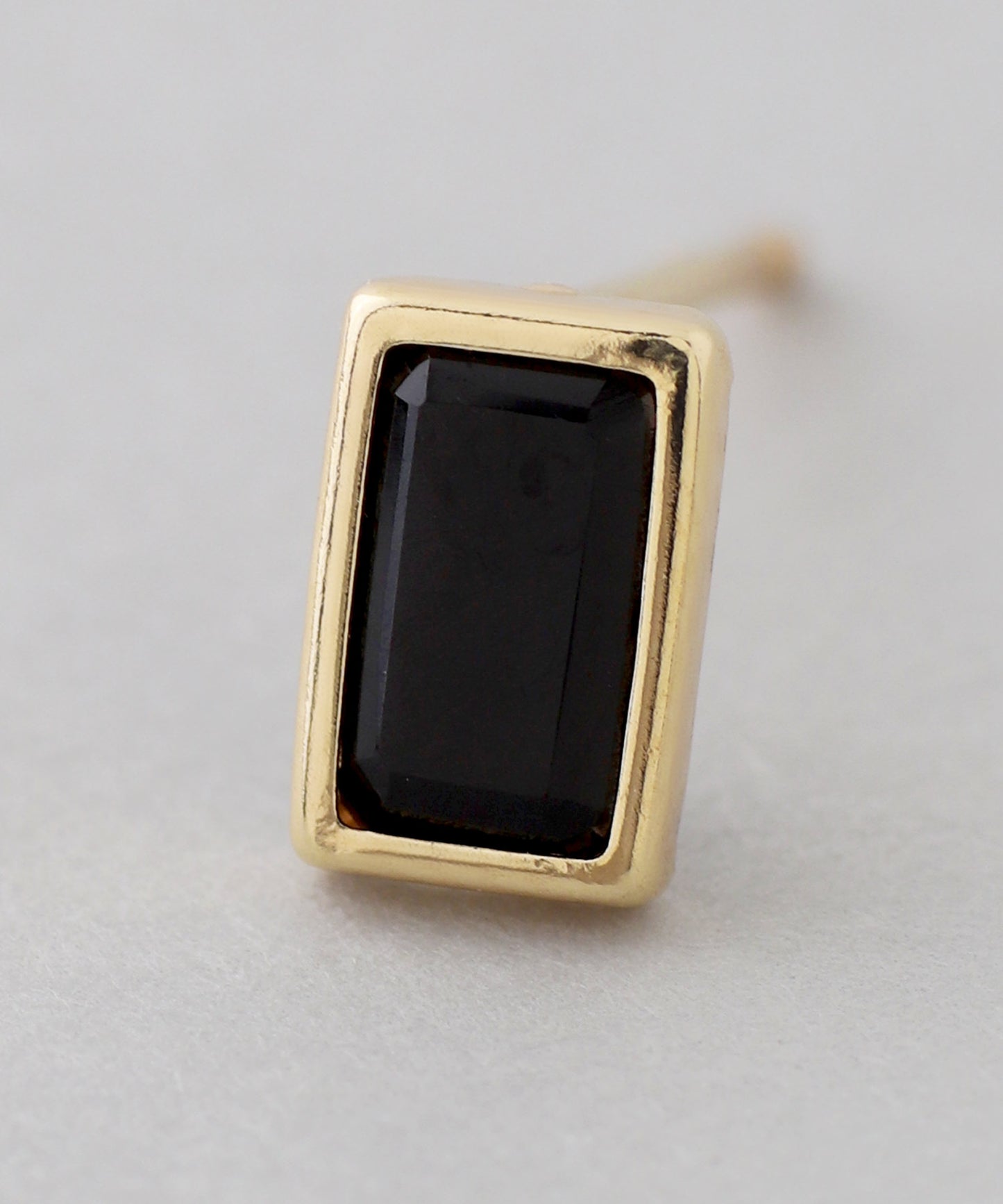 Gemstone Square Earrings [10K]