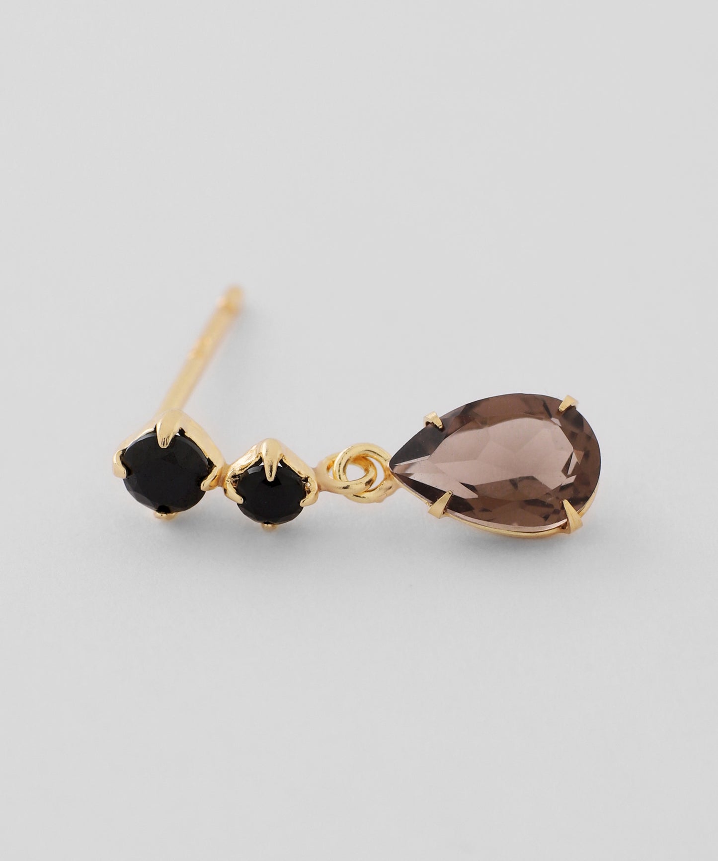 Gemstone Drop Earrings[10K]