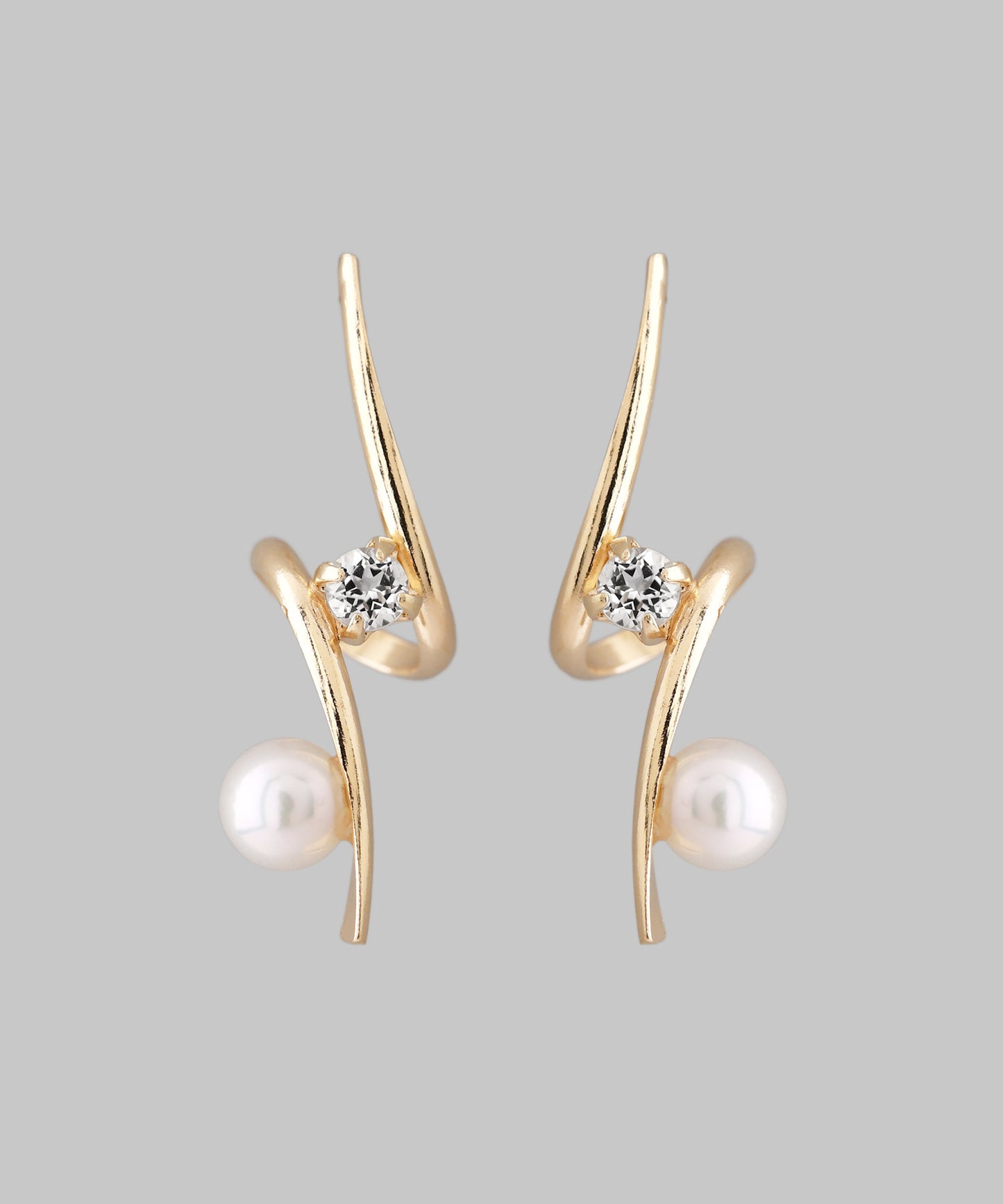 Bijou × Freshwater Pearl Earrings[10K]