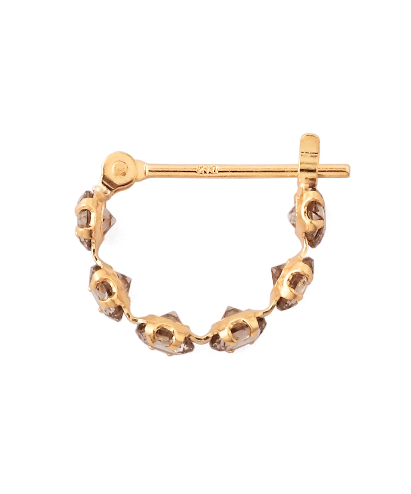 [Eligible for Gift] Bijou Hoop Earrings [10K]