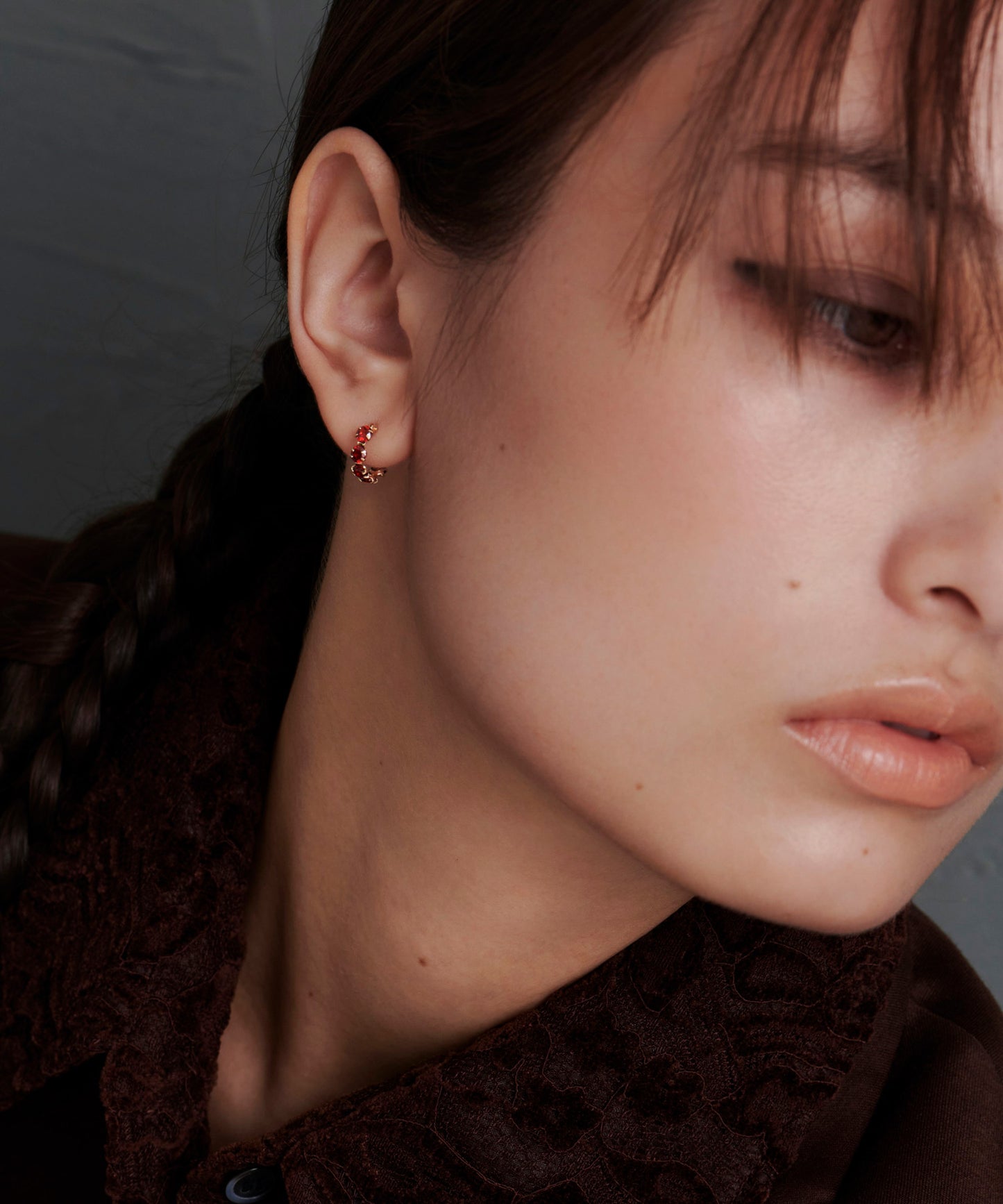 [Eligible for Gift] Bijou Hoop Earrings [10K]