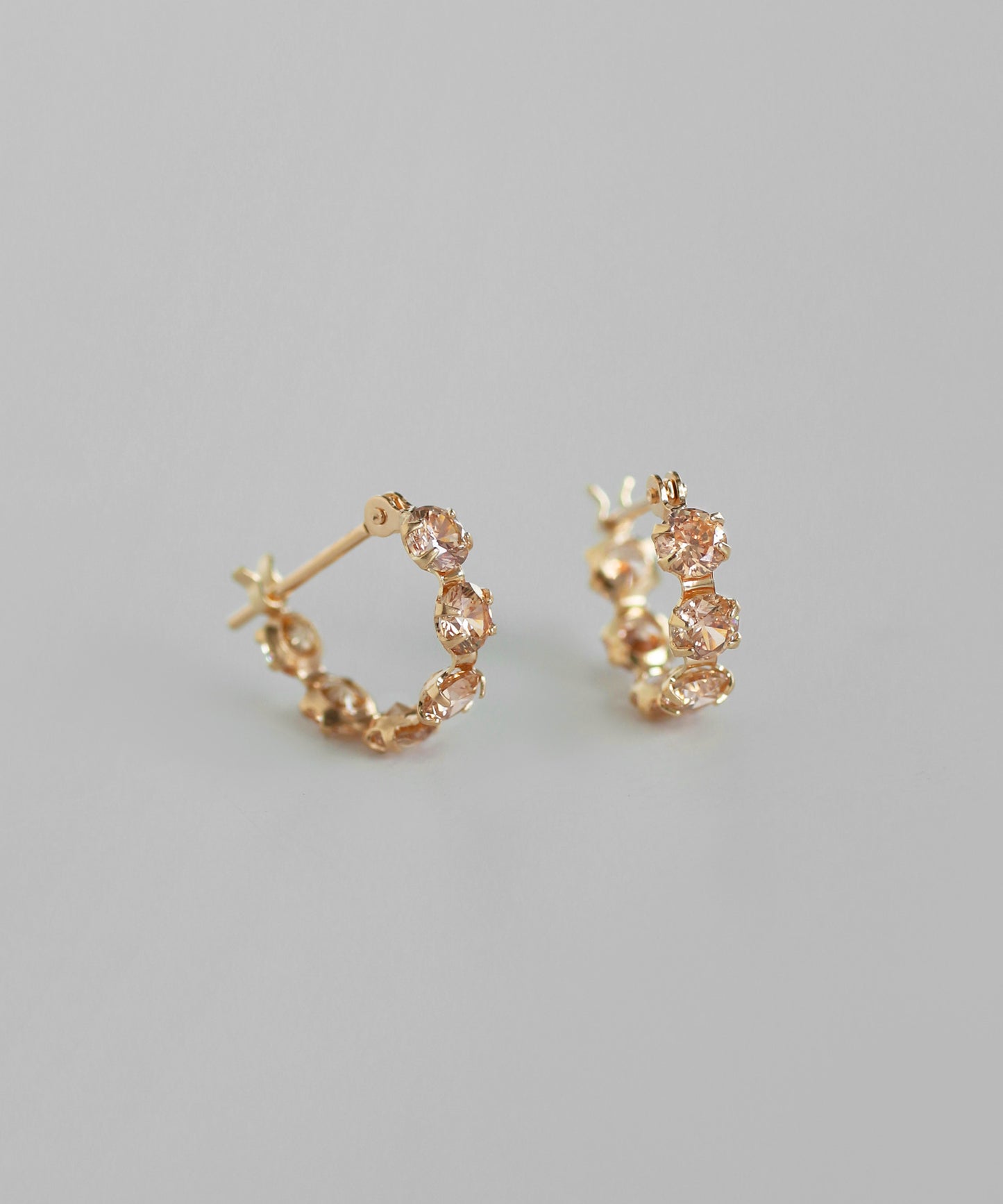 [Eligible for Gift] Bijou Hoop Earrings [10K]