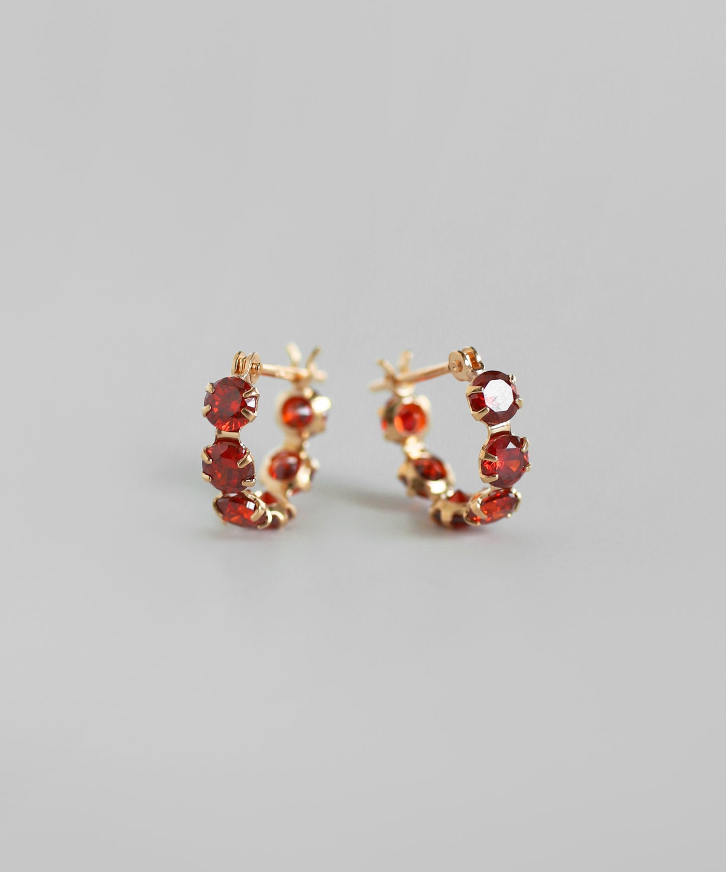 [Eligible for Gift] Bijou Hoop Earrings [10K]