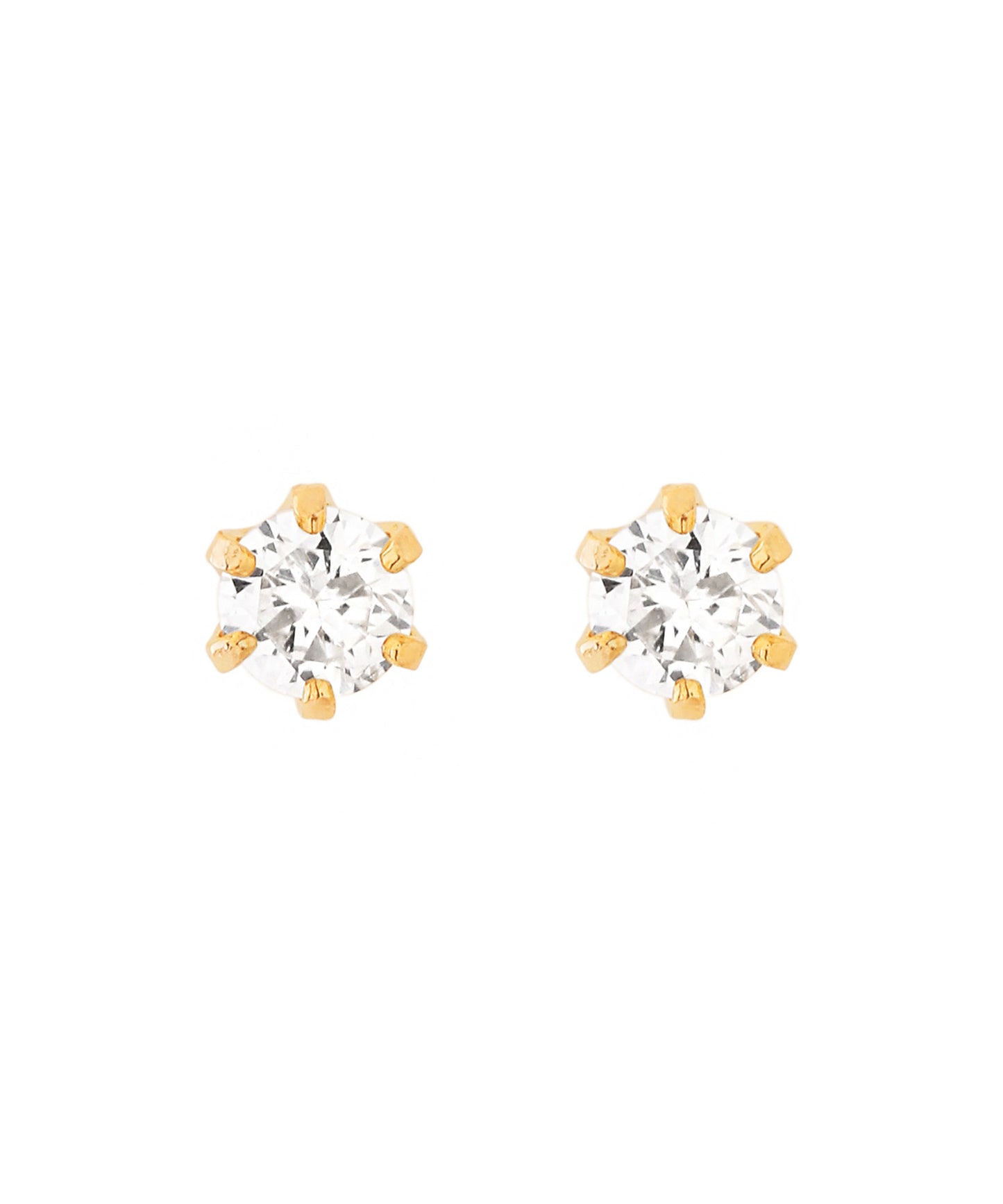 [Eligible for Gift] [Limited Quantity] Single Diamond Stud Earrings [10K]