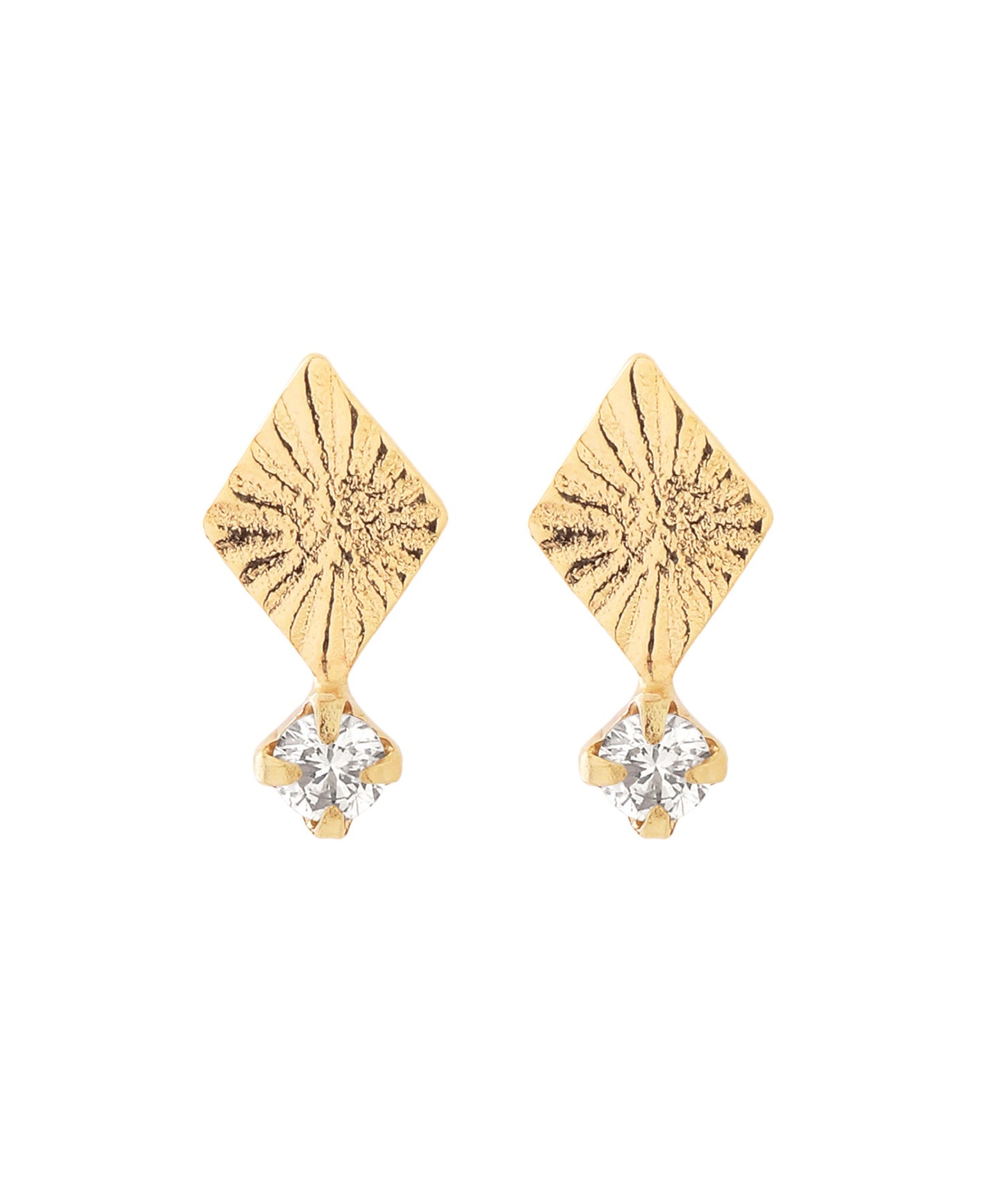 【Limited Qty with a Gift Box】Diamond Earrings [10K]