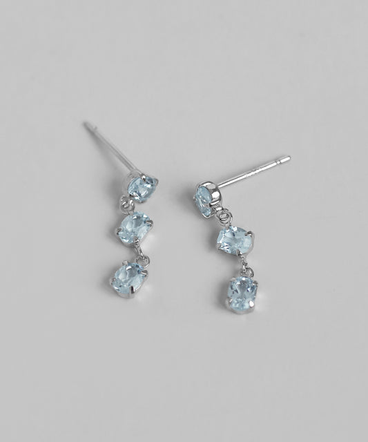 Gemstone Earrings [925 Silver]