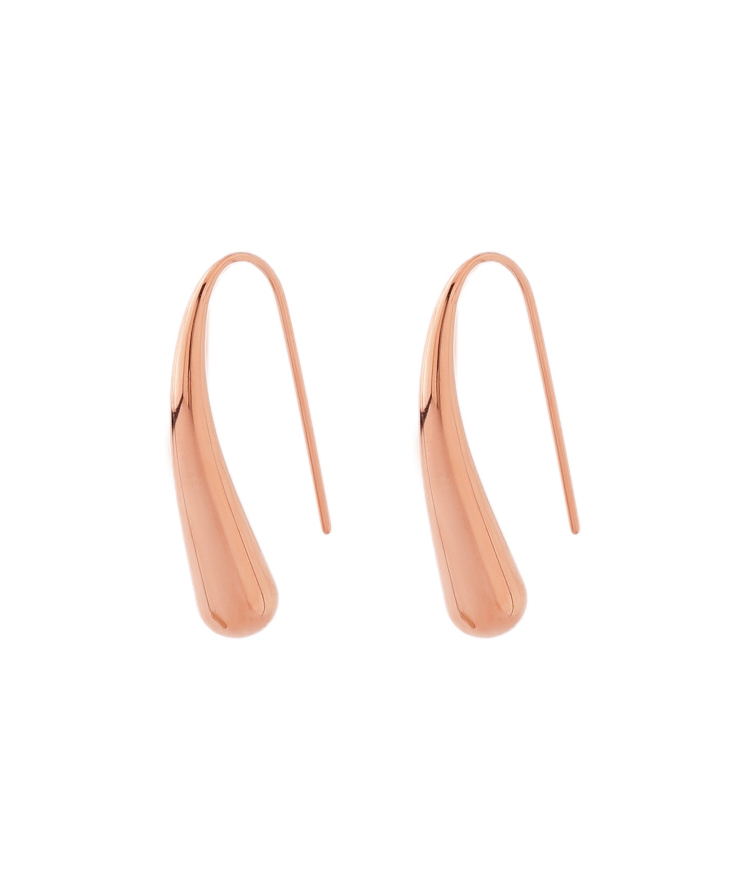【Stainless Steel IP】 Drop Hook Earrings