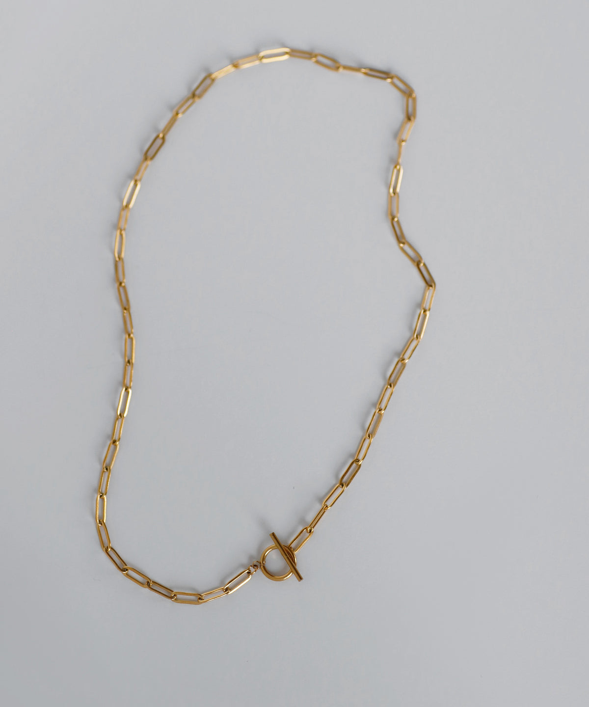 Chain Mantel Necklace [Stainless Steel] (j1580001n) | mimi33 