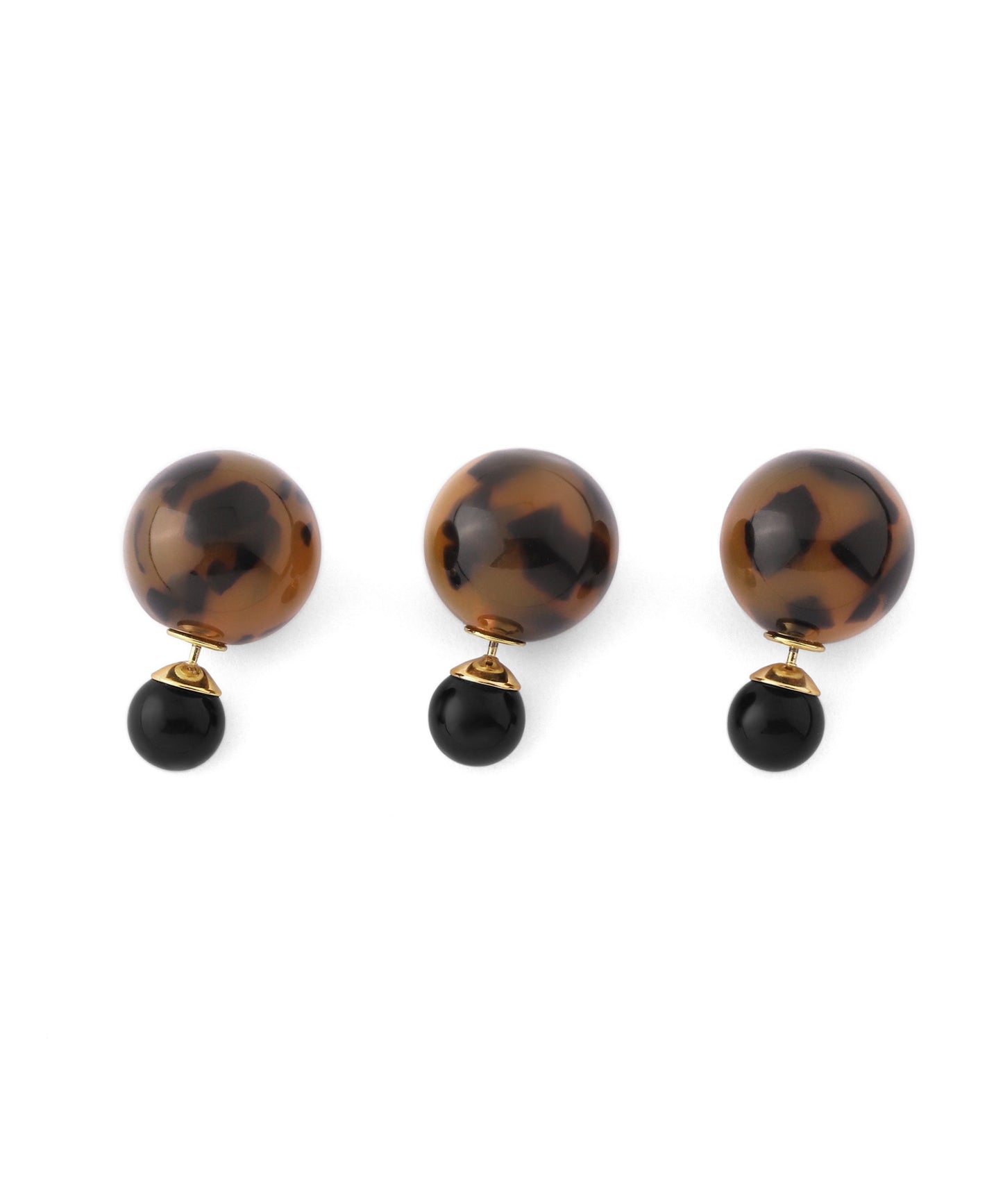 【Eligible for Novelty】Sphere Back Catch Earrings