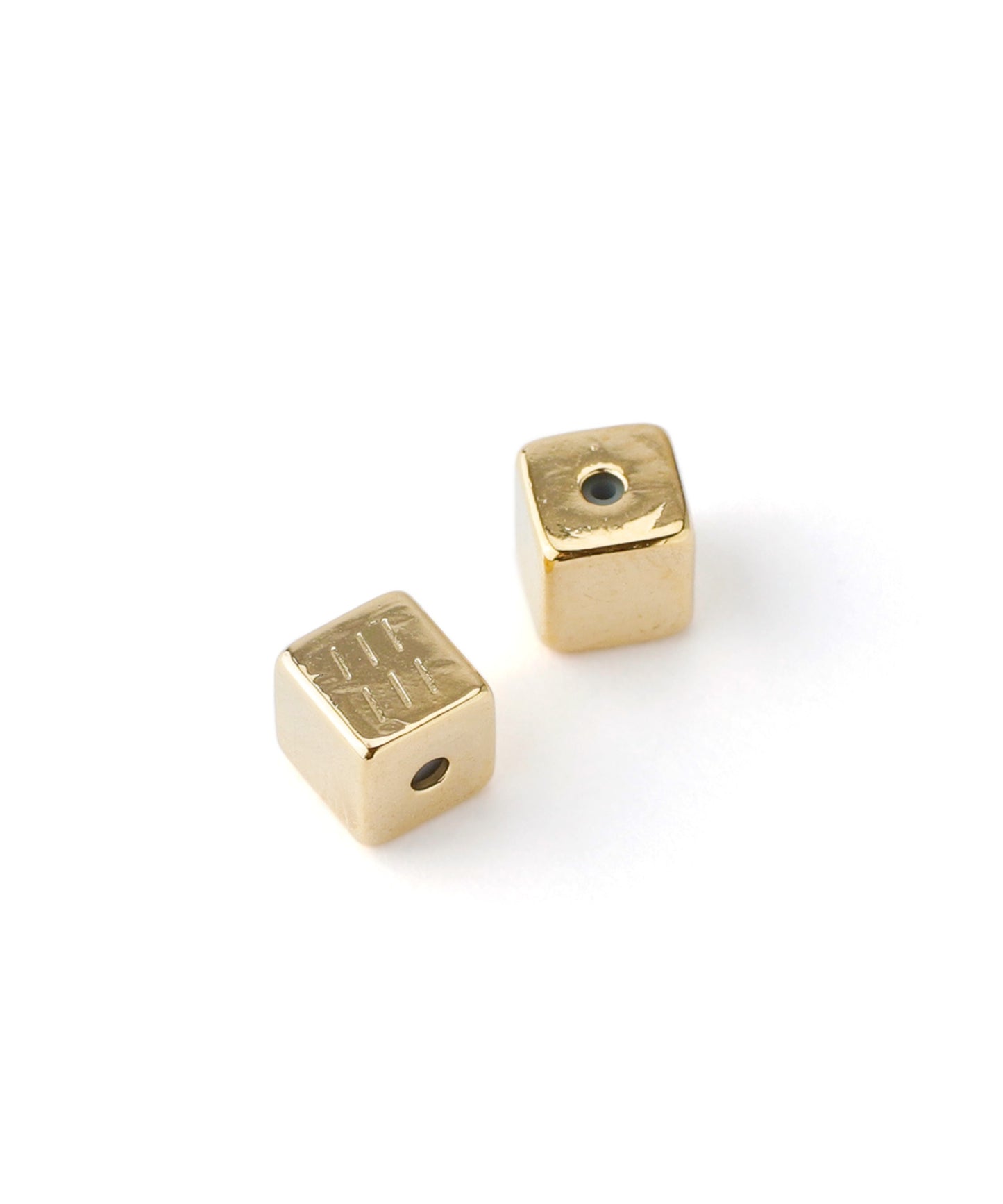 【Stainless Steel IP】Stone Square Earrings