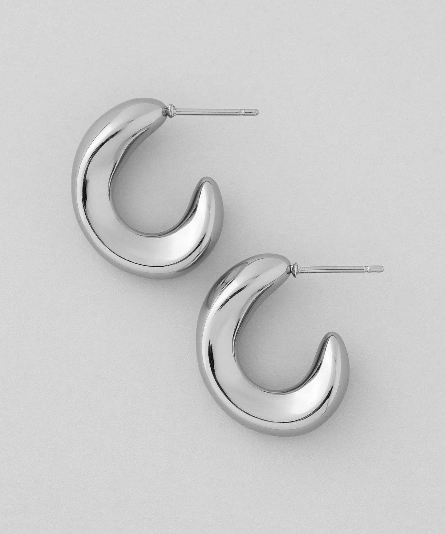 【Stainless Steel】Bold Hop Earrings