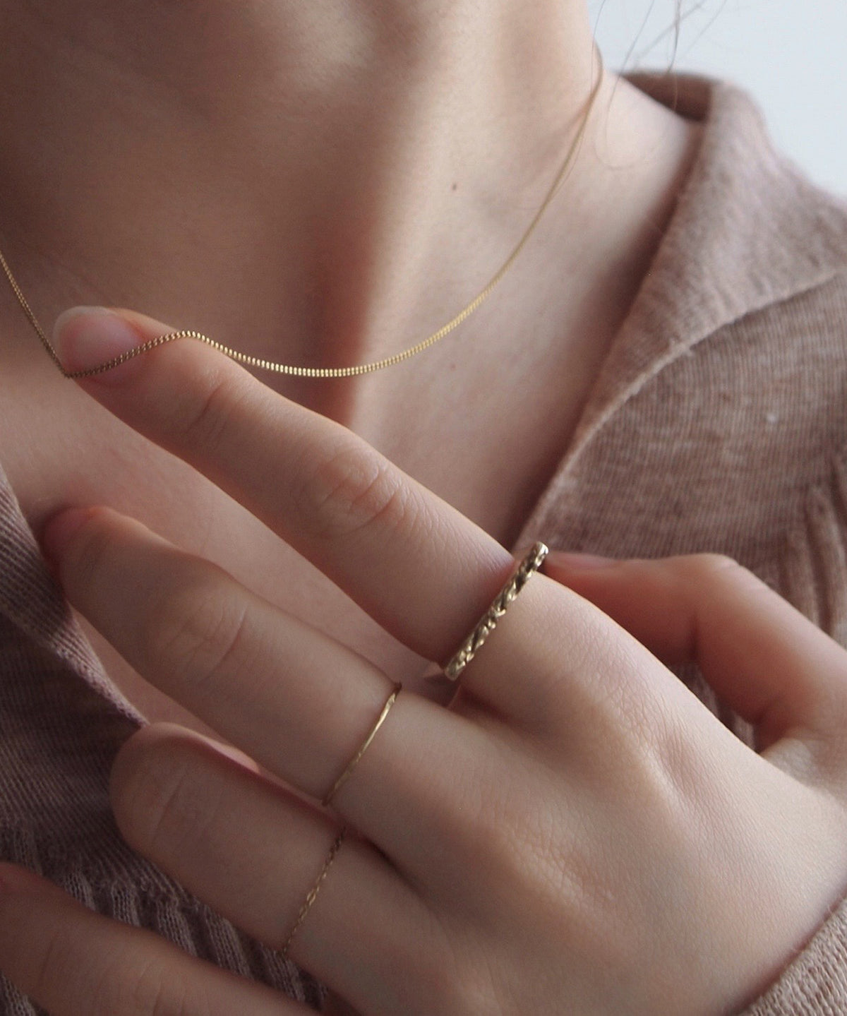 Square Rings [Set of 3] [Surgical Stainless Steel][UMU]