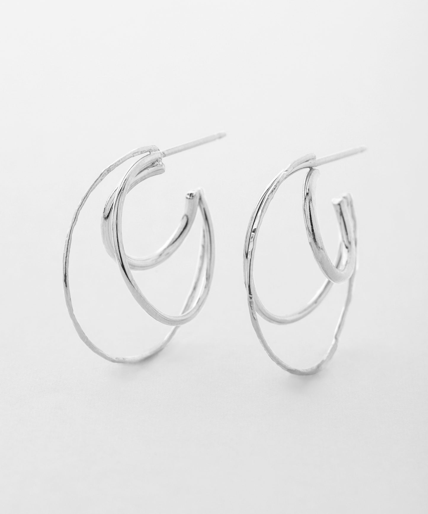 Triple Hoop Earrings [UMU]
