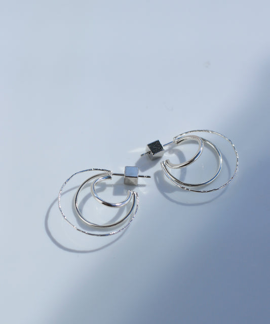 Triple Hoop Earrings [UMU]