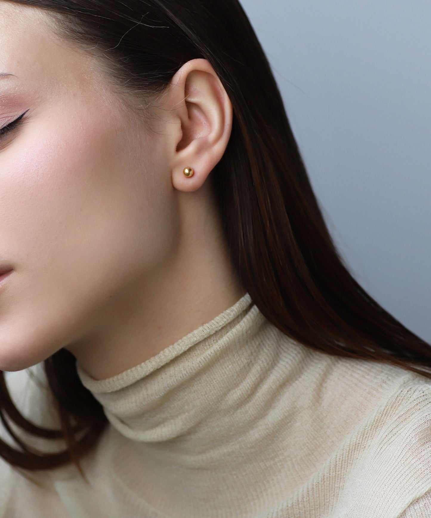 Gemstone 2WAY Earrings [Stainless steel]