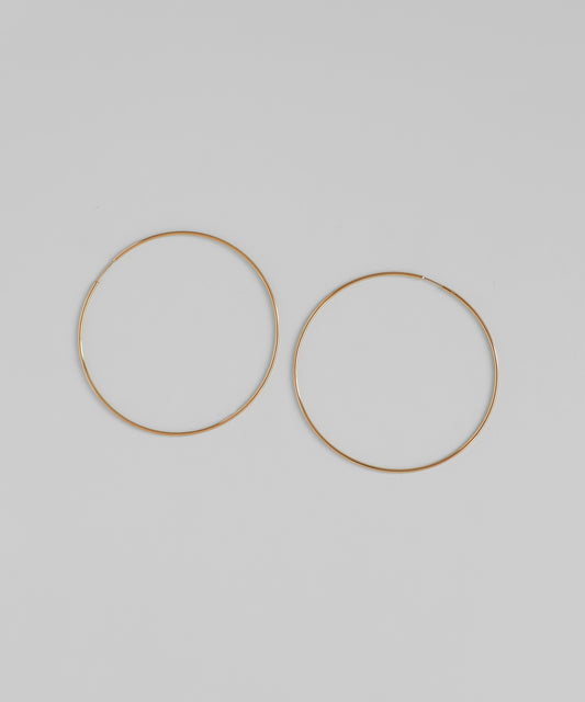 Hoop Earrings [Stainless Steel] [UMU] [S]