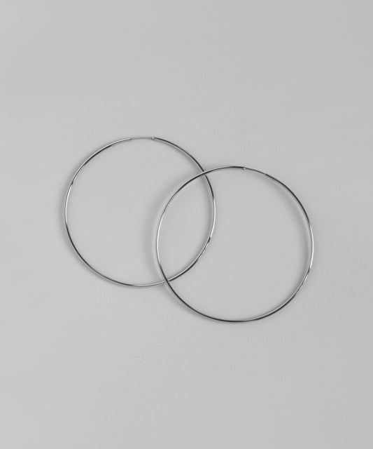 Hoop Earrings [Stainless Steel] [UMU] [S]